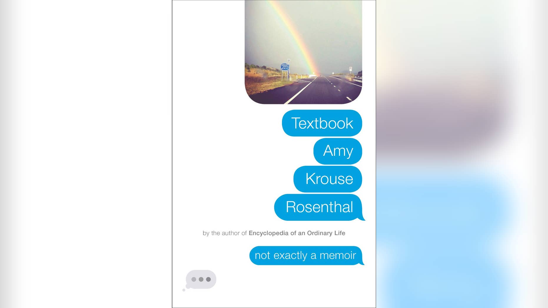 This book cover image released by Dutton shows "Textbook," by Amy Krouse Rosenthal. (Dutton via AP)