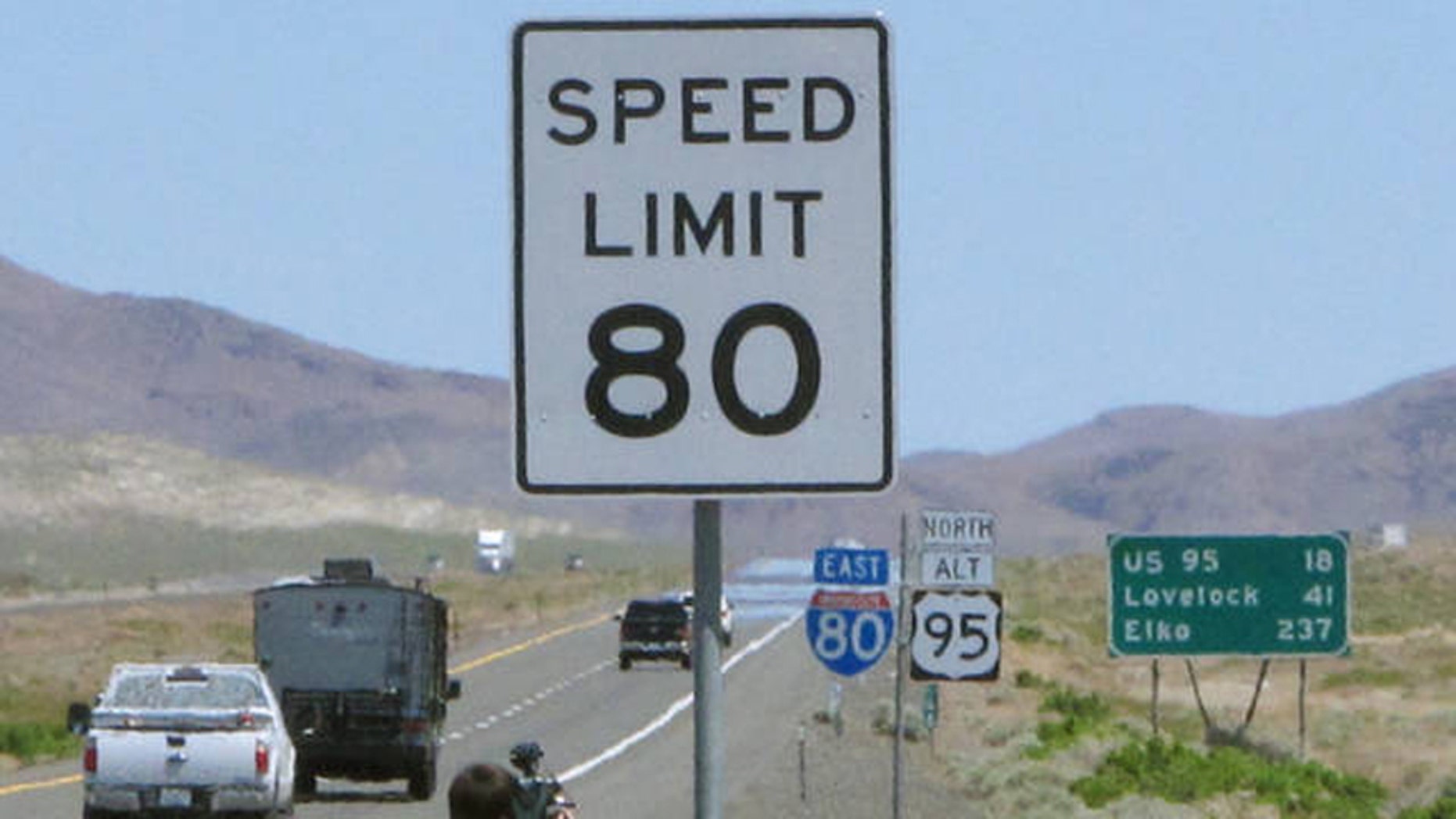 nevada gives 80 mph
