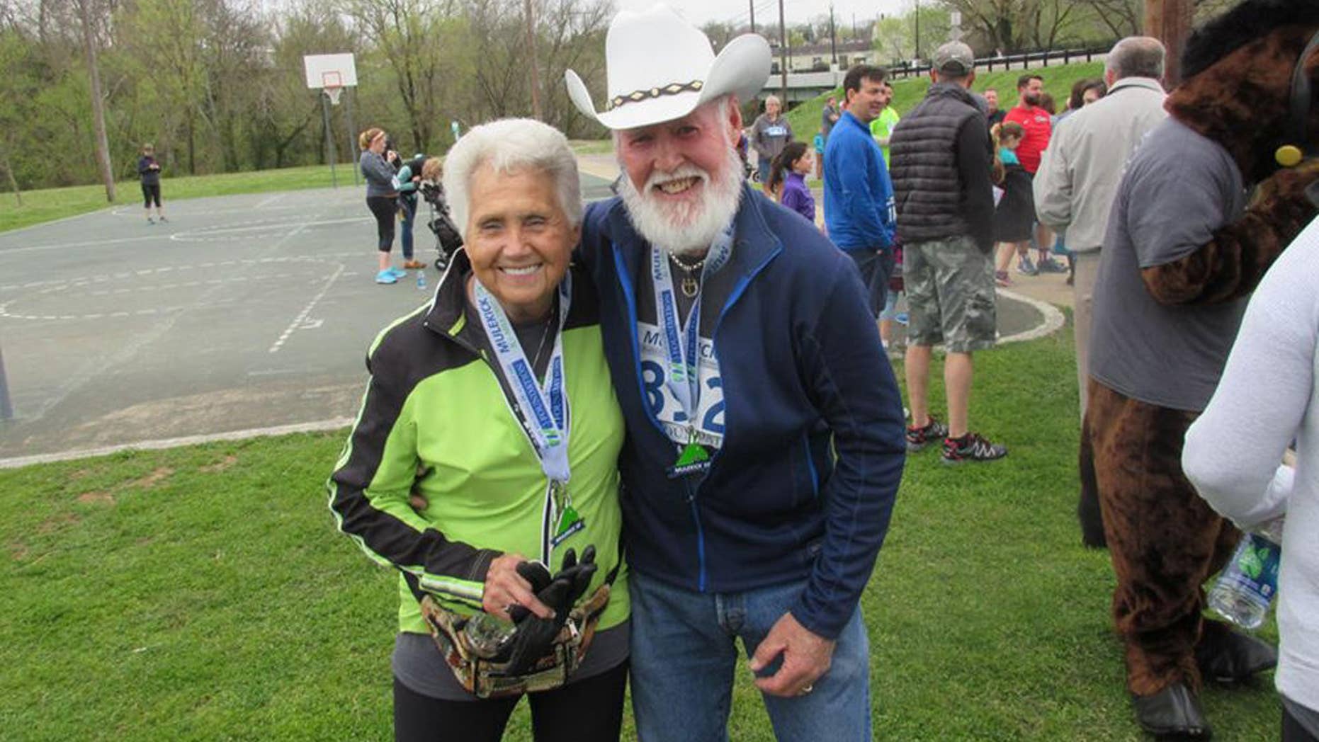 Margaret and J.R. Vaughn at the Mule Kick 5K.
