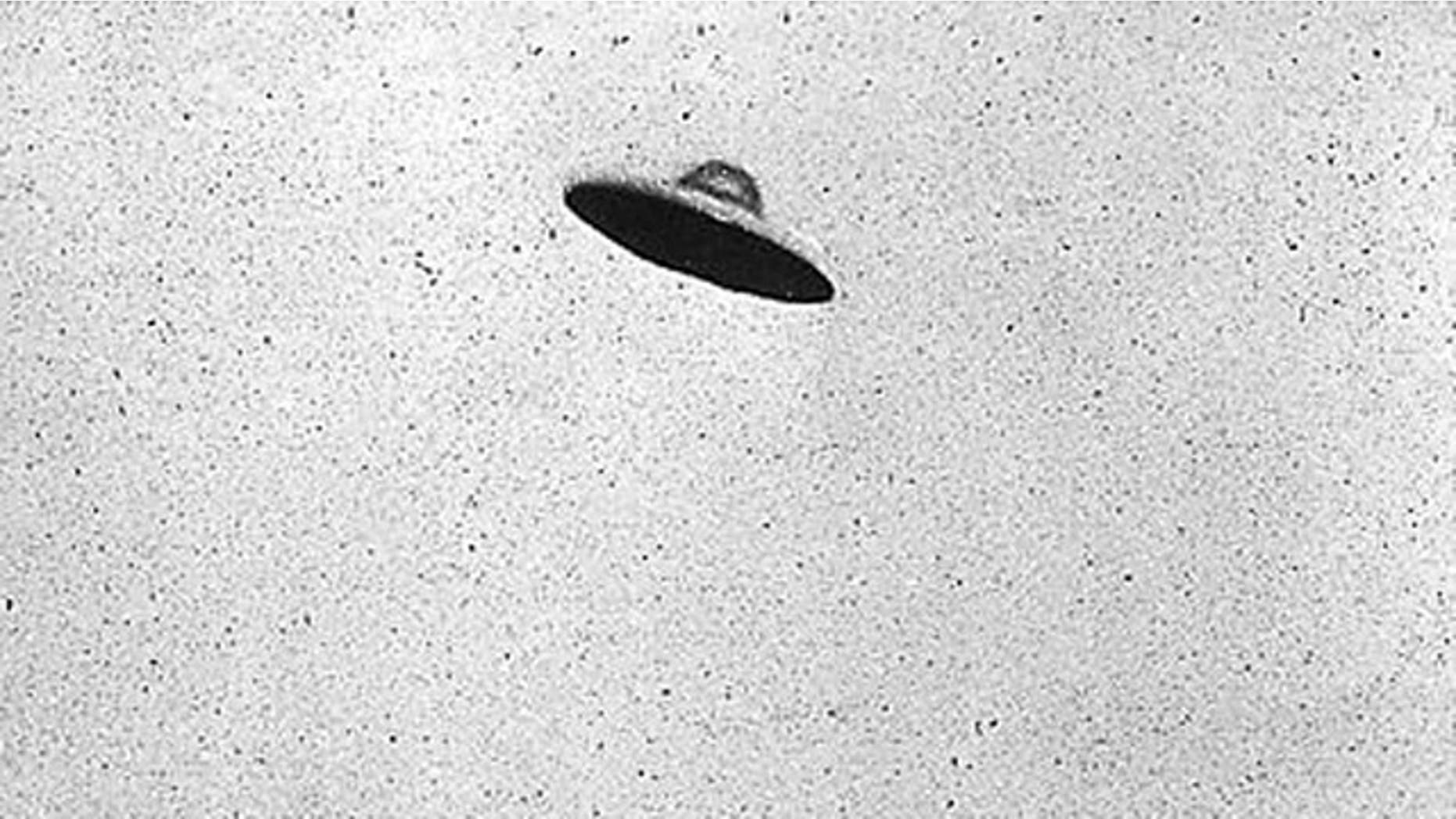 An alleged flying saucer seen over Passoria, New Jersey in 1952.