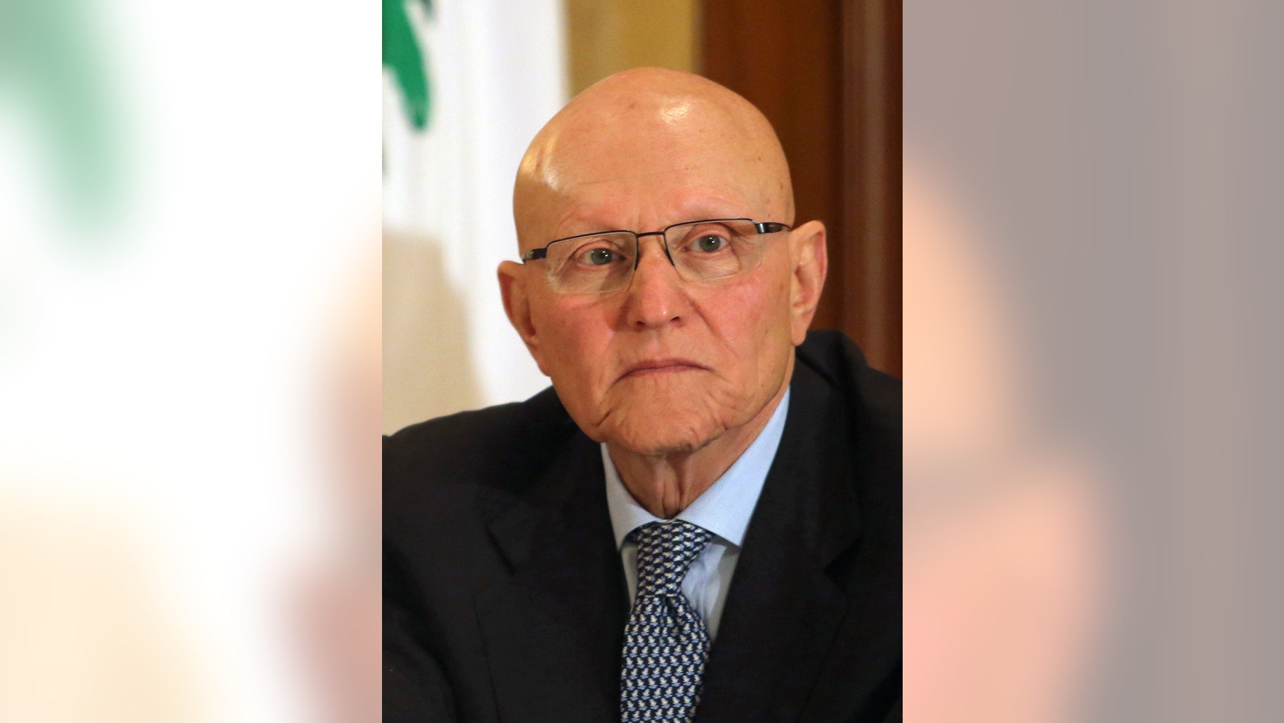 In this Thursday, April 4, 2013 photo, member of parliament and former minister of culture Tammam Salam listens during a meeting with a March 14 political coalition in Beirut, Lebanon. Salam has emerged as the leading candidate for the post of prime minister. Although leaning toward the Western-backed anti-Hezbollah coalition, Salam, who comes from a prominent Sunni Muslim family, is seen as a consensus figure. (AP Photo/Ahmad Omar)