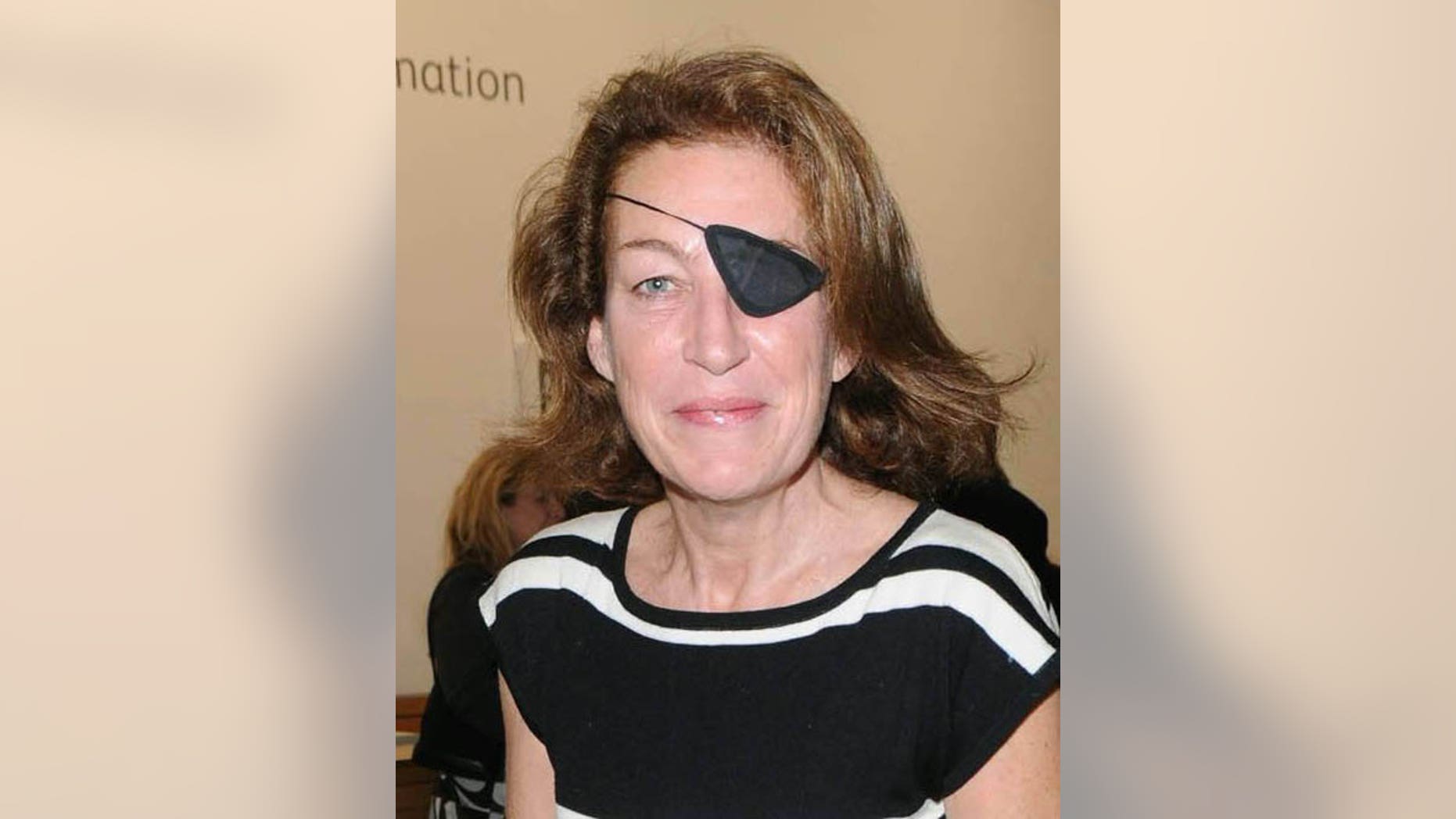 March 11, 2008: Journalist Marie Colvin is seen in London. A French government spokeswoman on Wednesday Feb. 22, 2012 identified two Western reporters killed in Syria as American war reporter Marie Colvin and French photojournalist Remi Ochlik.