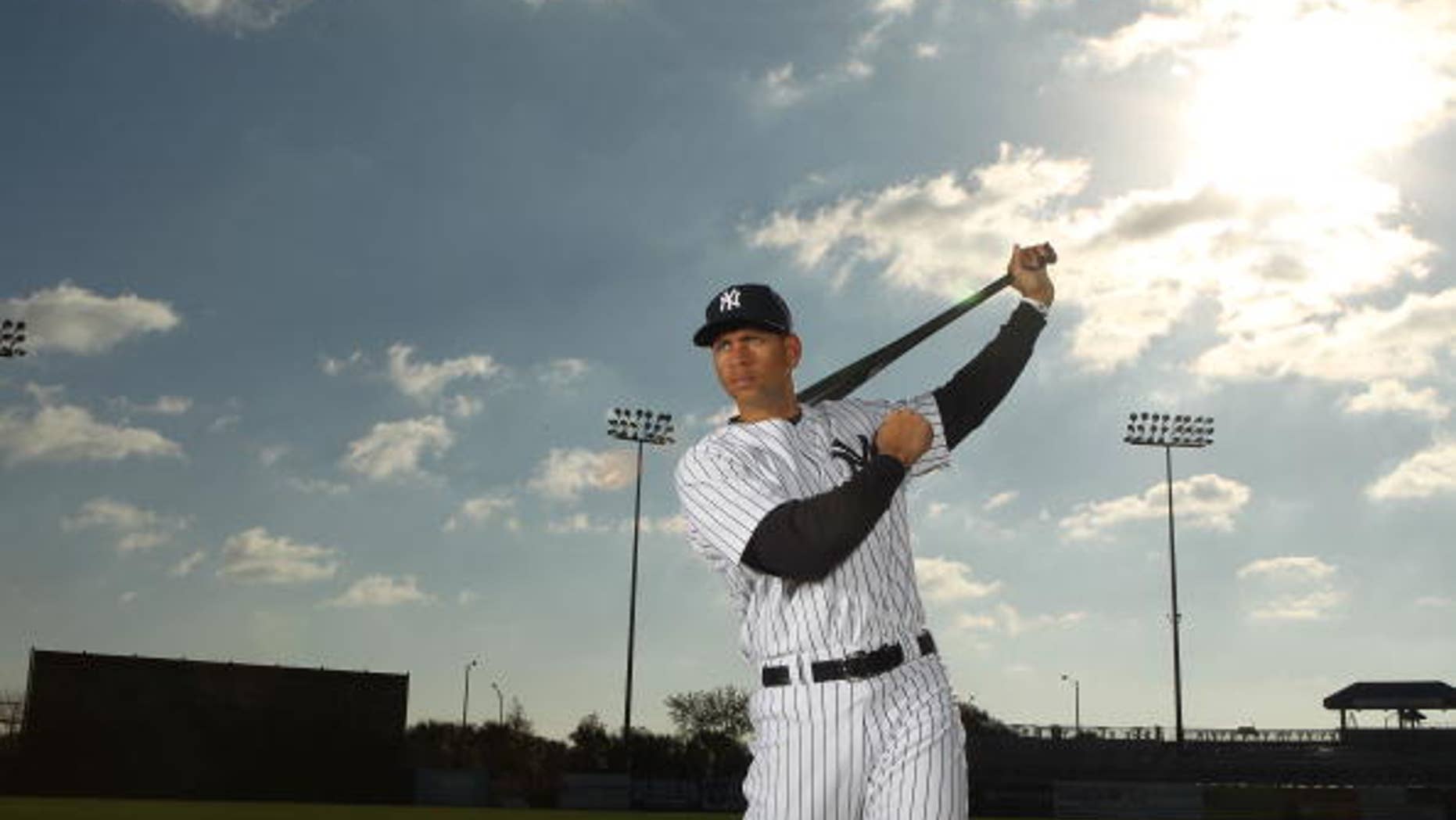 Feb. 25, 2010: Alex Rodríguez #13 of the New York Yankees poses for a photo during Spring Training Media Photo Day at George M. Steinbrenner Field in Tampa, Fla.