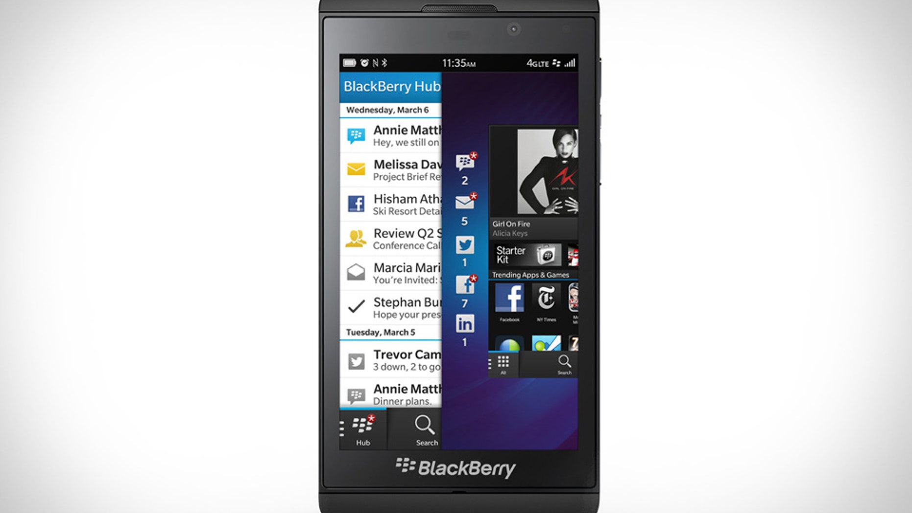 BlackBerry at long last unveiled its new flagship touch smartphone, the Z10 and it didn't disappoint. Equipped with the company's revamped BlackBerry 10 operating system, a dual-core 1.5 GHz processor and a 4.2-inch display, the Z10 is a compelling alternative for those looking for something different.