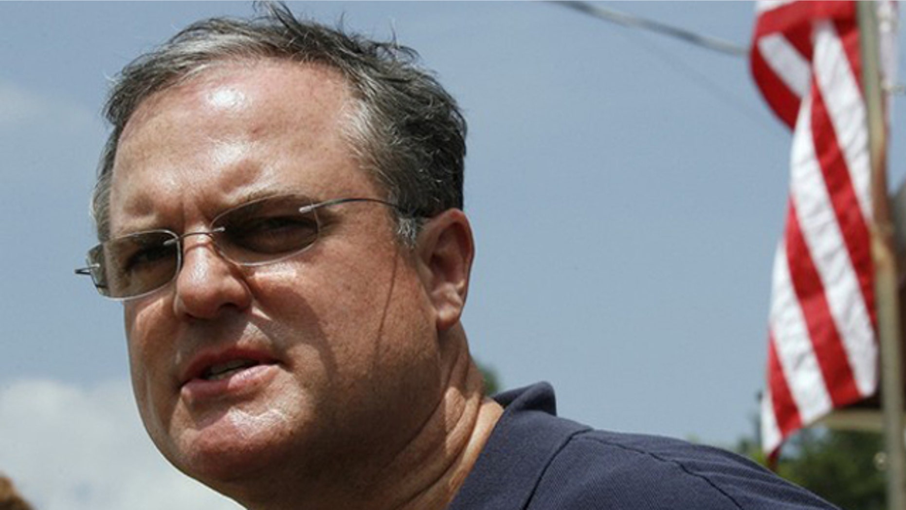 FILE: Sen. Mark Pryor speaks at a media conference at a command center near Caddo Gap, Ark.
