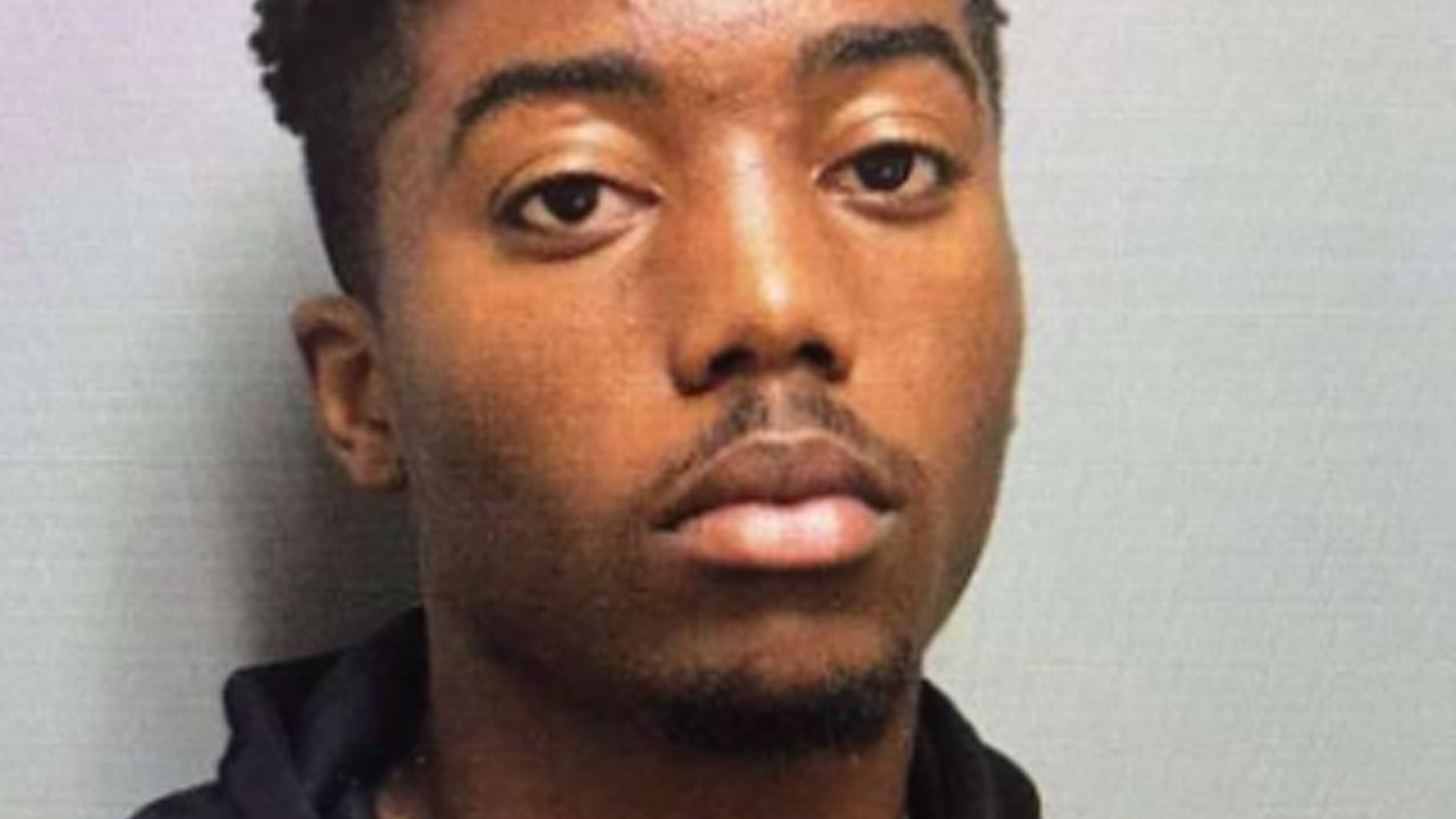 Tyrone Keith McAllister, the son of Union City Police Chief Darryl McAllister, was reportedly booked on one count of attempted robbery, elder abuse and assault with a deadly weapon.
