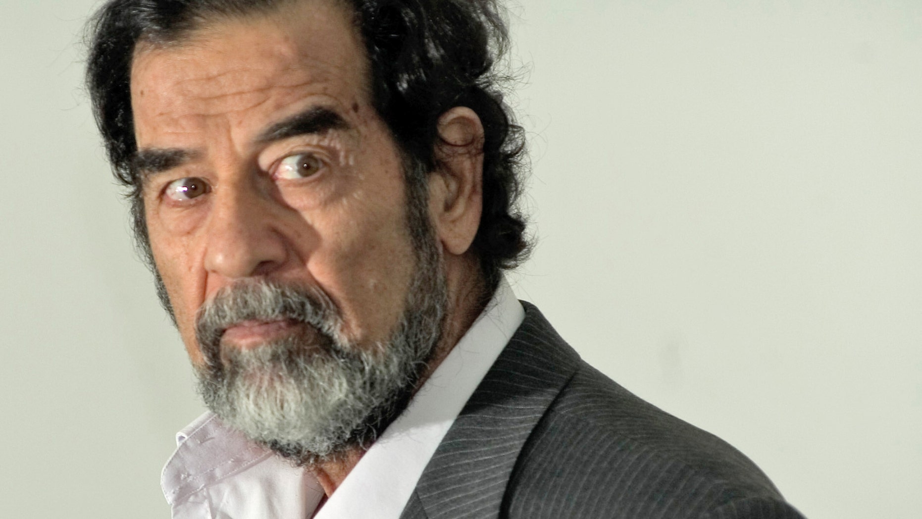 Saddam Hussein in 2005. (AP Photo/Iraqi Special Tribunial, Pool)