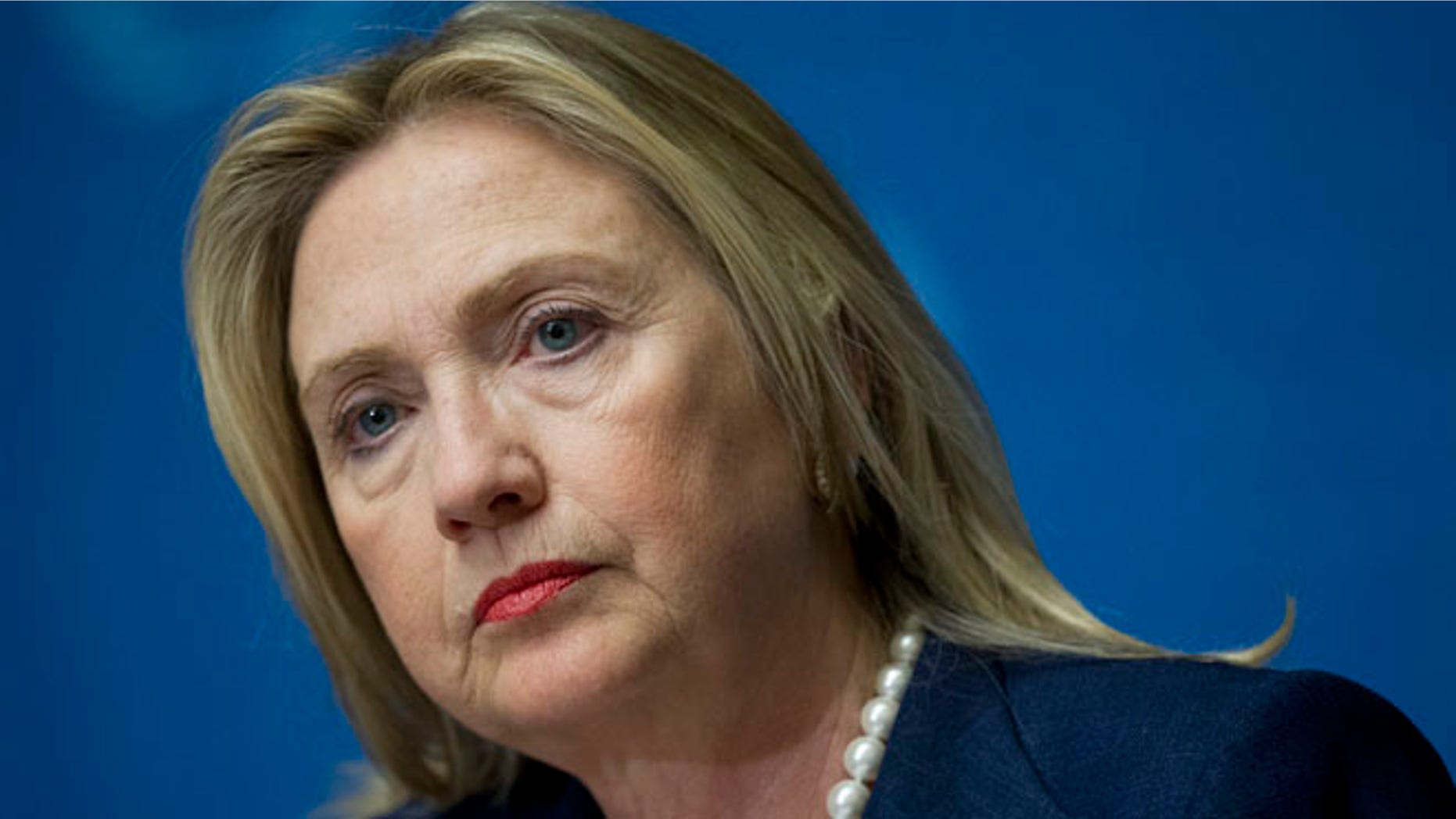 U.S. Secretary of State Hillary Rodham Clinton pauses during a news conference following the Action Group on Syria meeting in the Palace of Nations, Saturday, June 30, 2012, at the United Nations' Headquarters in Geneva, Switzerland. (AP Photo/Haraz N. Ghanbari, Pool)