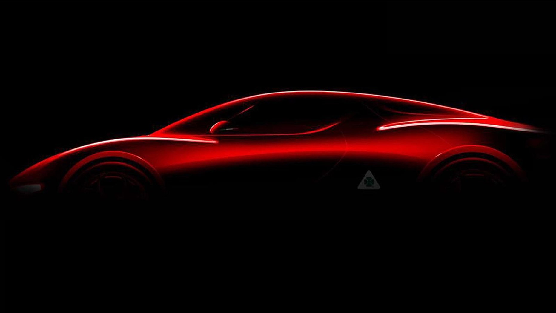 Alfa Romeo has revealed this rendering of the new 8C