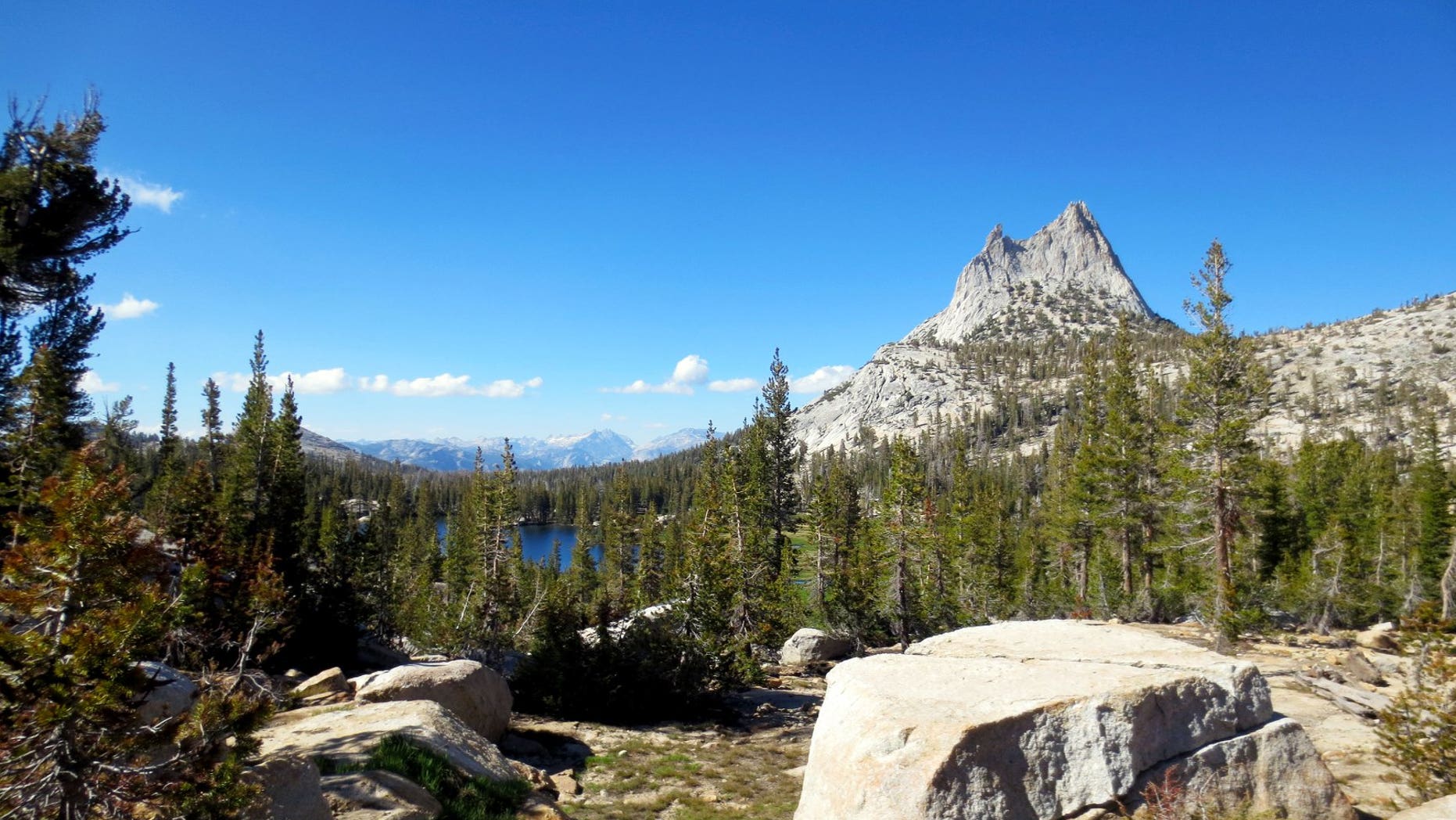 An 18-year-old died Wednesday after falling off a cliff in Yosemite National Park.