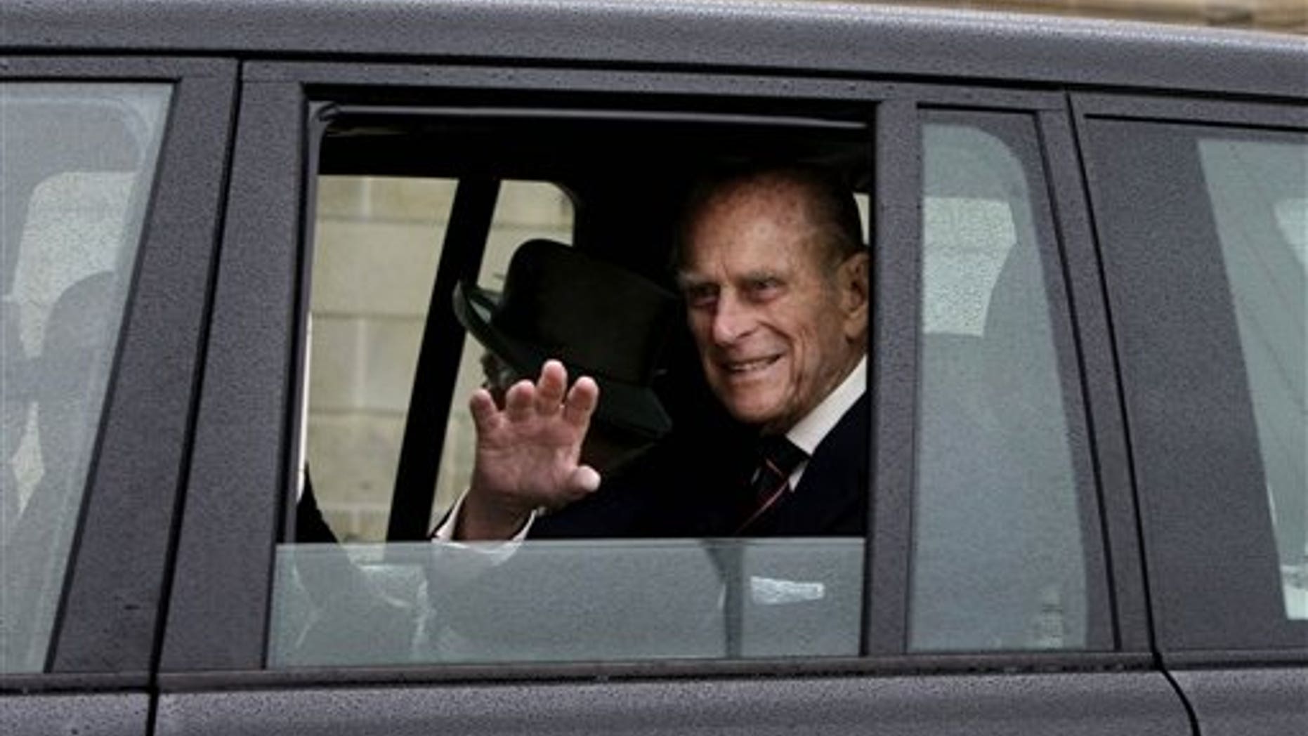 FILE: This photo shows Britain's Prince Philip.