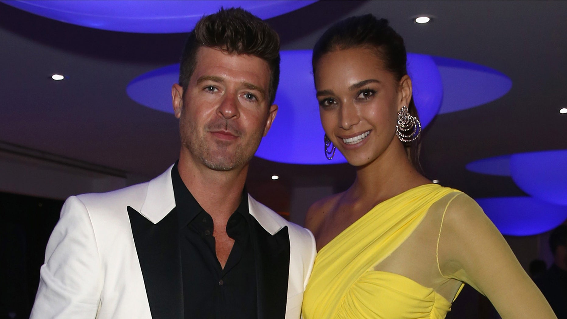 Robin Thicke and girlfriend April Love Geary are expecting their second child together, Geary revealed on Instagram Tuesday.
