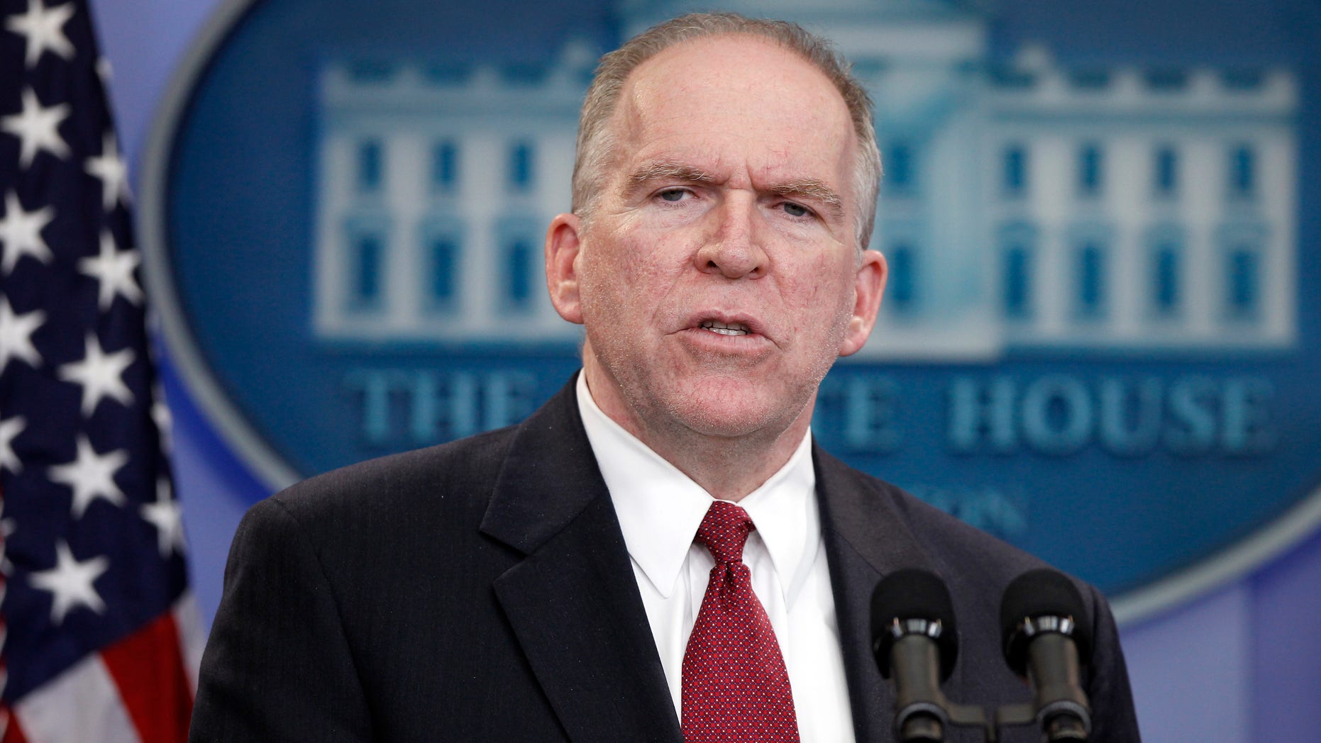 FILE - In this Oct. 29, 2010 file photo, Deputy National Security Adviser for Homeland Security and Counterterrorism John Brennan briefs reporters at the White House in Washington. Brennan, now President Barack Obama's nominee to be CIA director, withdrew from consideration for the job in 2008 amid criticism over the agency's use of harsh interrogation techniques, like waterboarding, against terrorist suspects. This time, in 2013, he's making it clear he strongly opposes such practices. Former and current U.S. intelligence officials say Brennan wasn't so vocal a decade ago. (AP Photo/Charles Dharapak, File)
