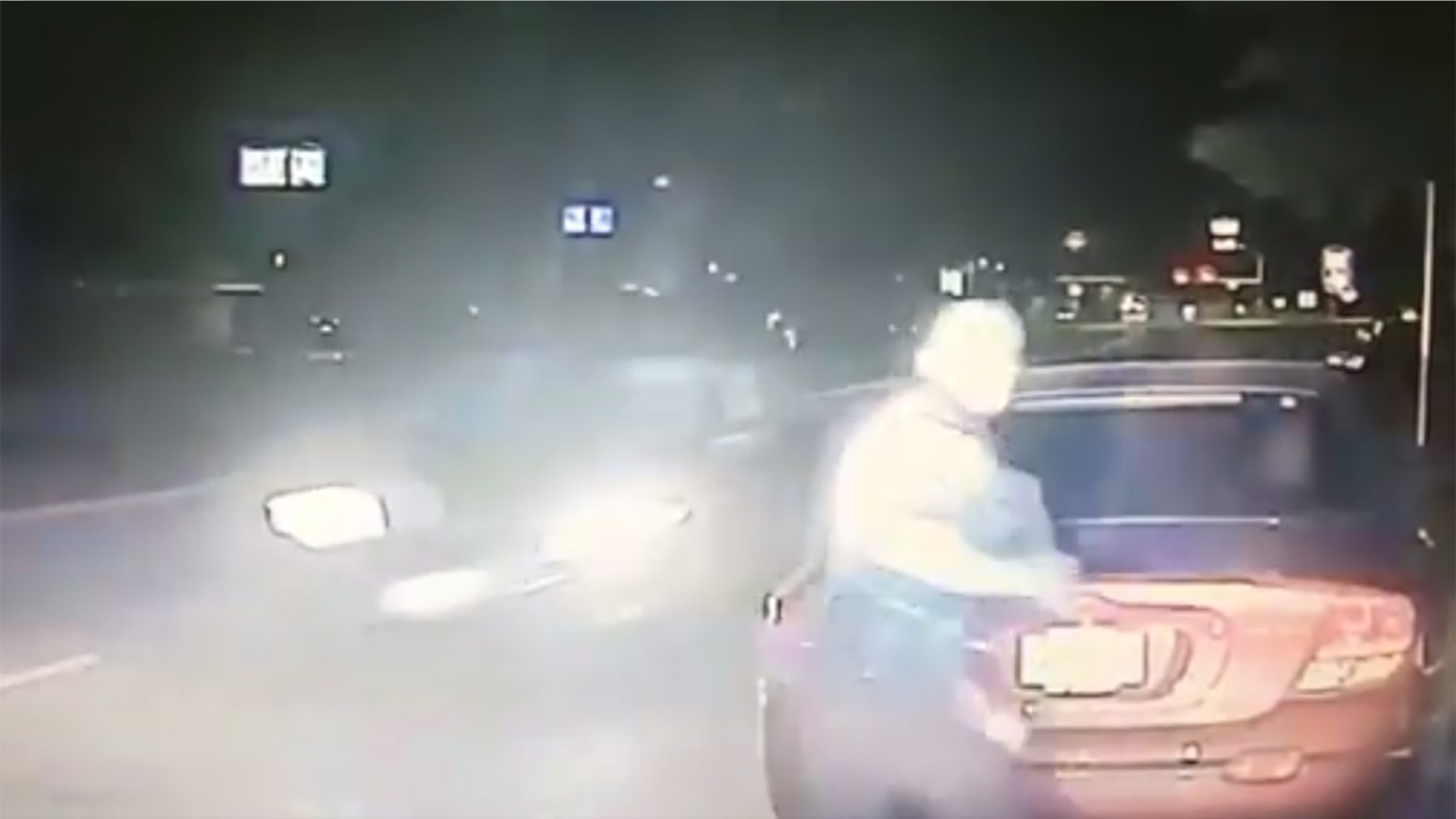 A police officer in Bridgeport, Texas narrowly missed getting hit by a drunk driver.
