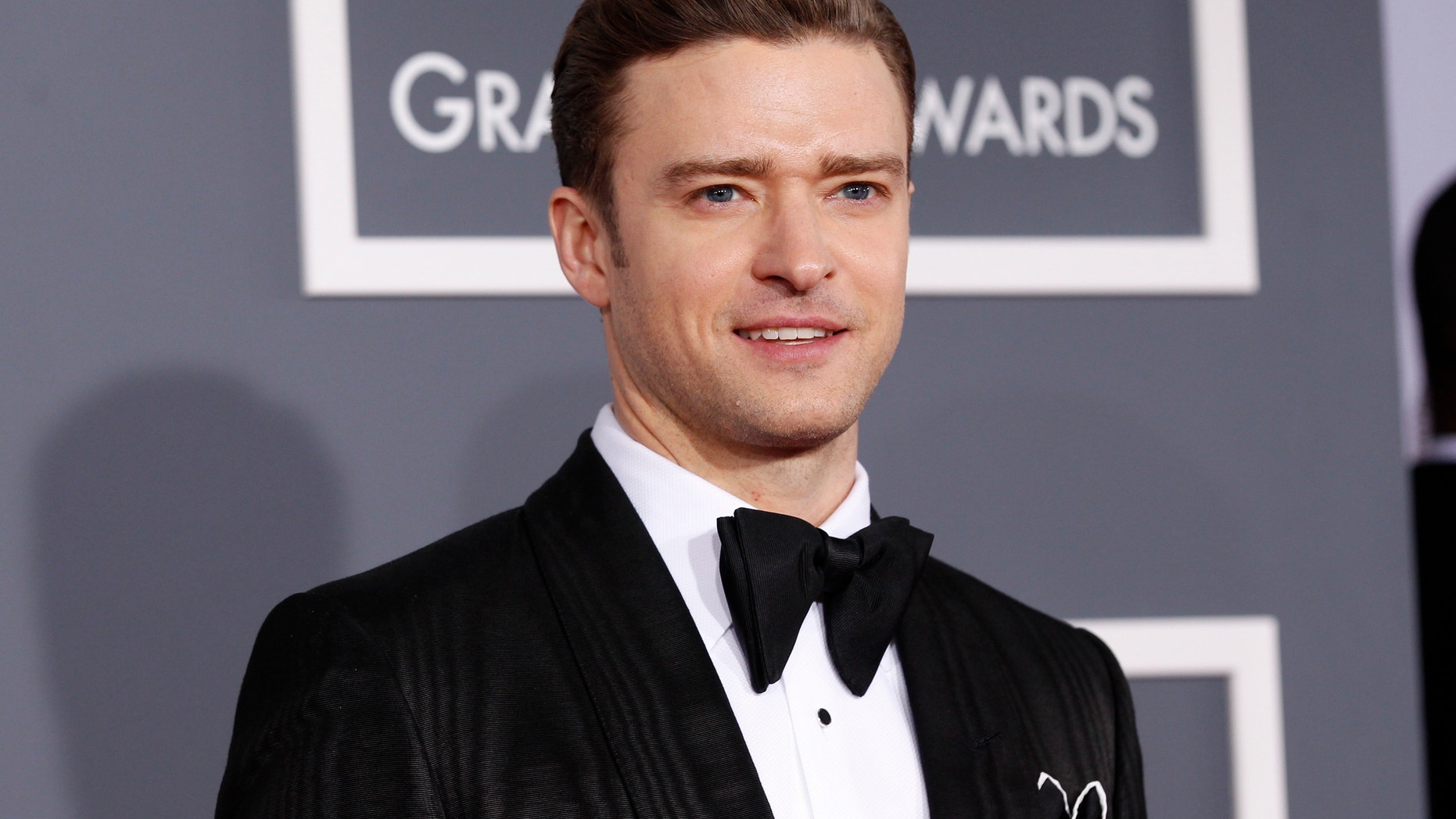 Singer Justin Timberlake arrives at the 55th annual Grammy Awards in Los Angeles, California February 10, 2013.
