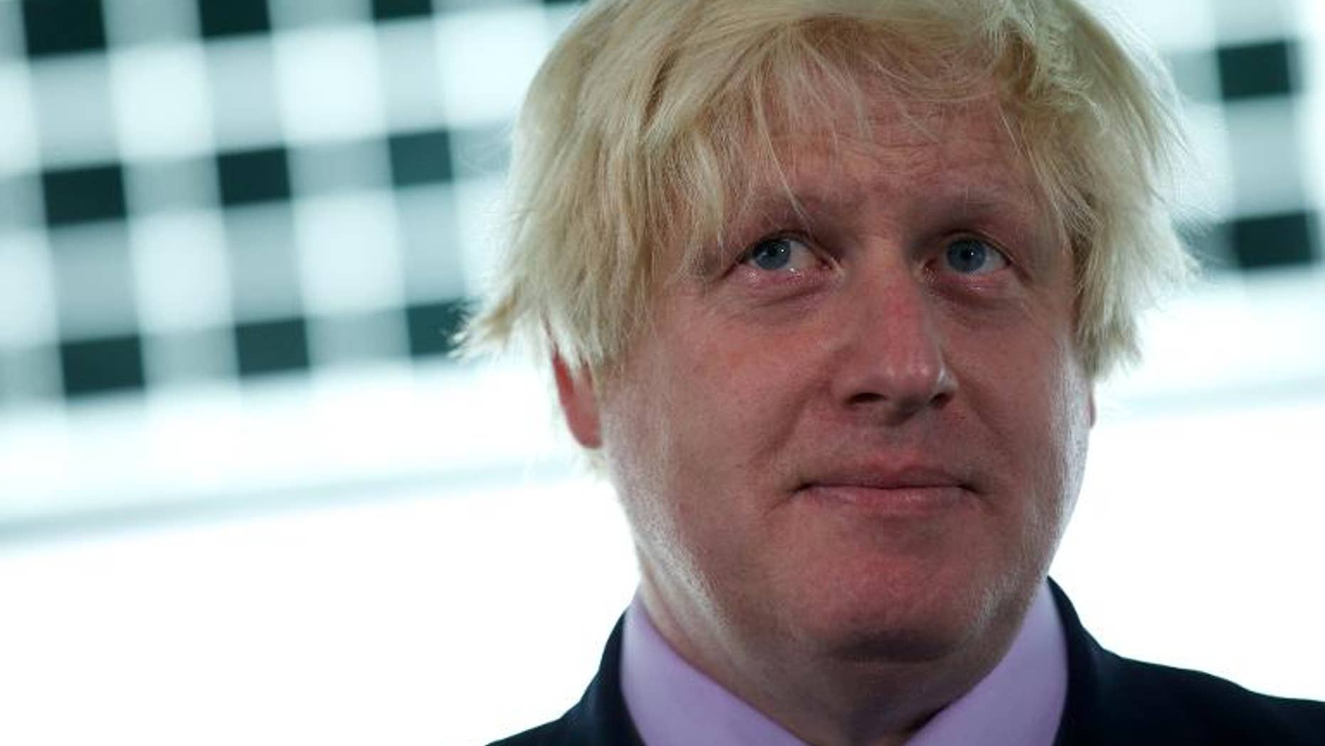 London Mayor Boris Johnson attends a press conference at City Hall during the launch of the Mayor's Challenge in London on September 24, 2013
