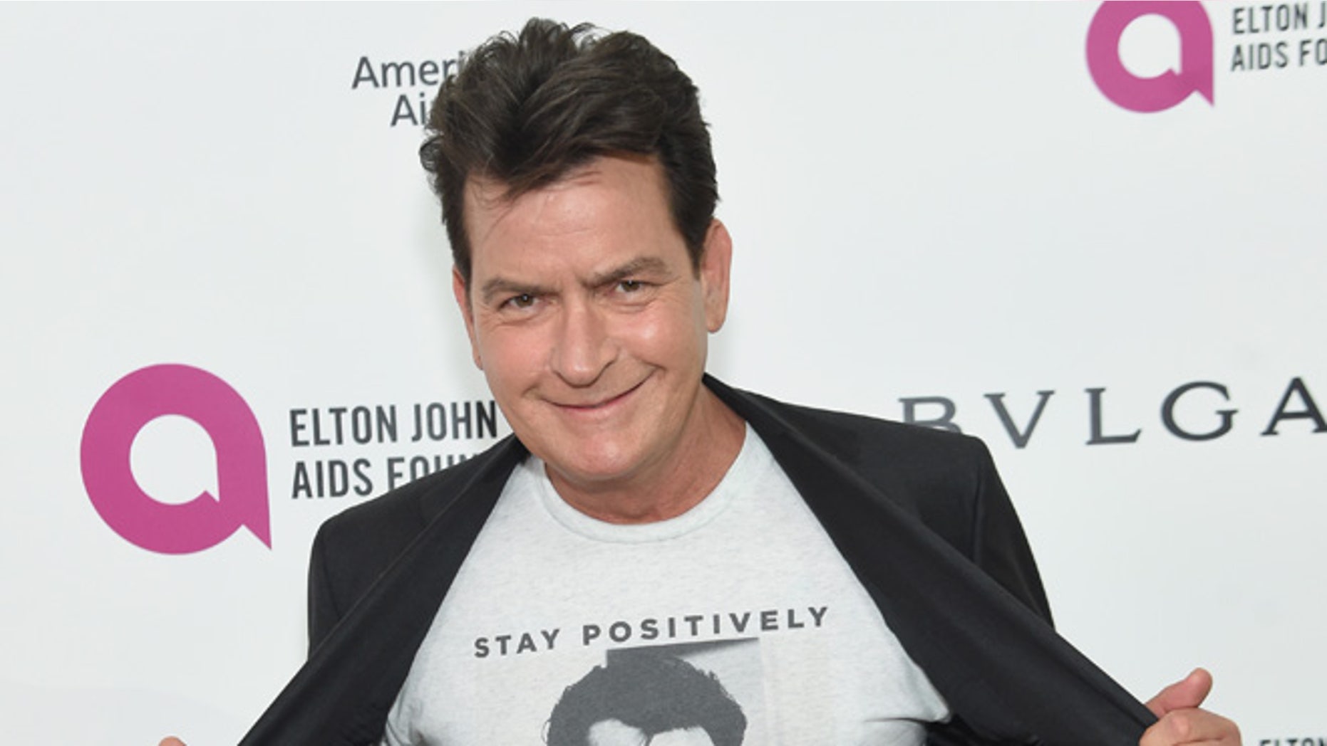 WEST HOLLYWOOD, CA - FEBRUARY 28: Actor Charlie Sheen attends the 24th Annual Elton John AIDS Foundation's Oscar Viewing Party at The City of West Hollywood Park on February 28, 2016 in West Hollywood, California. (Photo by Jamie McCarthy/Getty Images for EJAF)