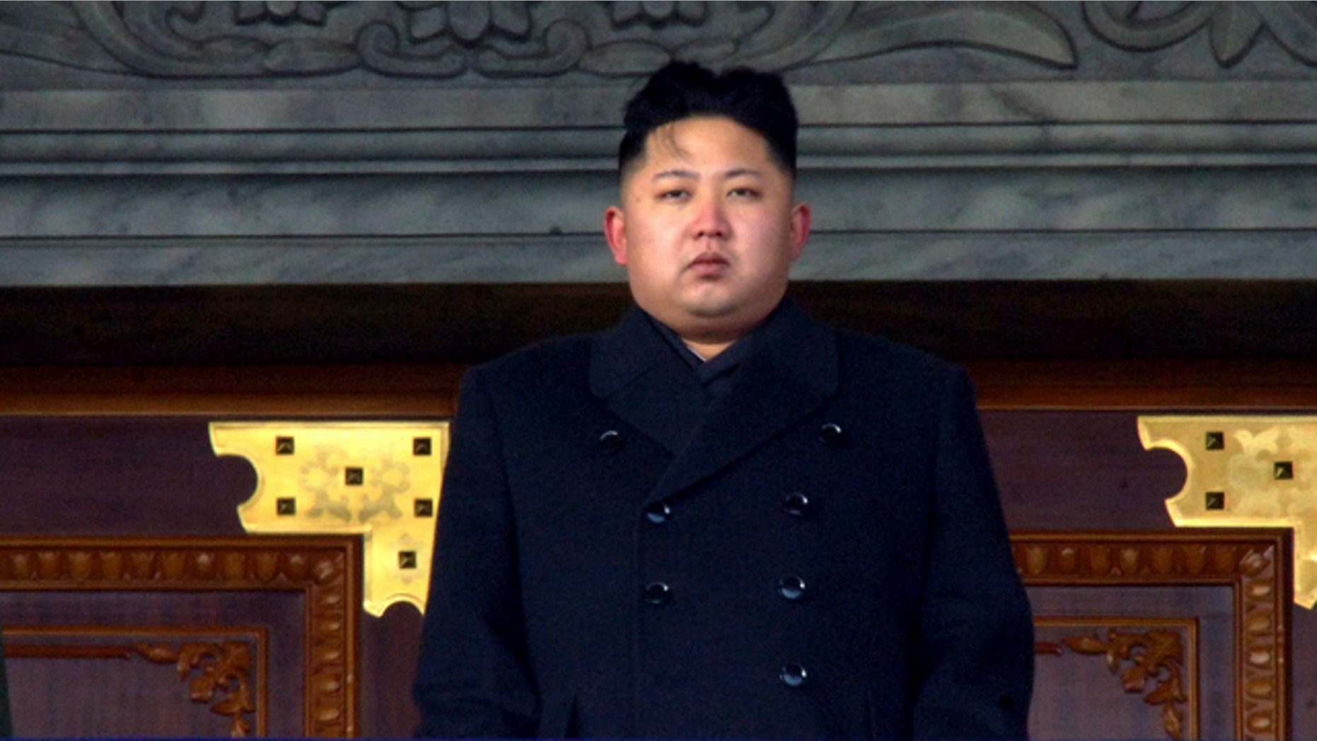 Dec. 29, 2011: New North Korean leader Kim Jong Un presides over a national memorial service for his late father Kim Jong Il at Kim Il Sung Square in Pyongyang, North Korea.