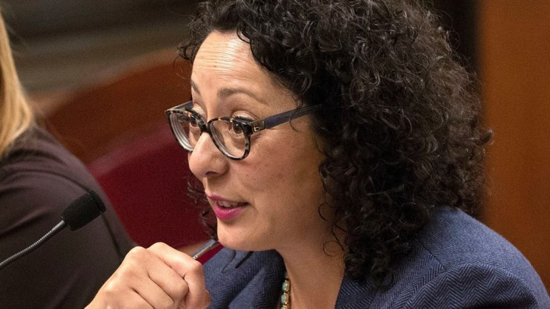 California Assemblywoman Cristina Garcia, a leader of the #MeToo movement, allegedly stroked a then-25-year-old staffer’s back, tried to squeeze his buttocks and attempted to grab his crotch as he walked away from her.