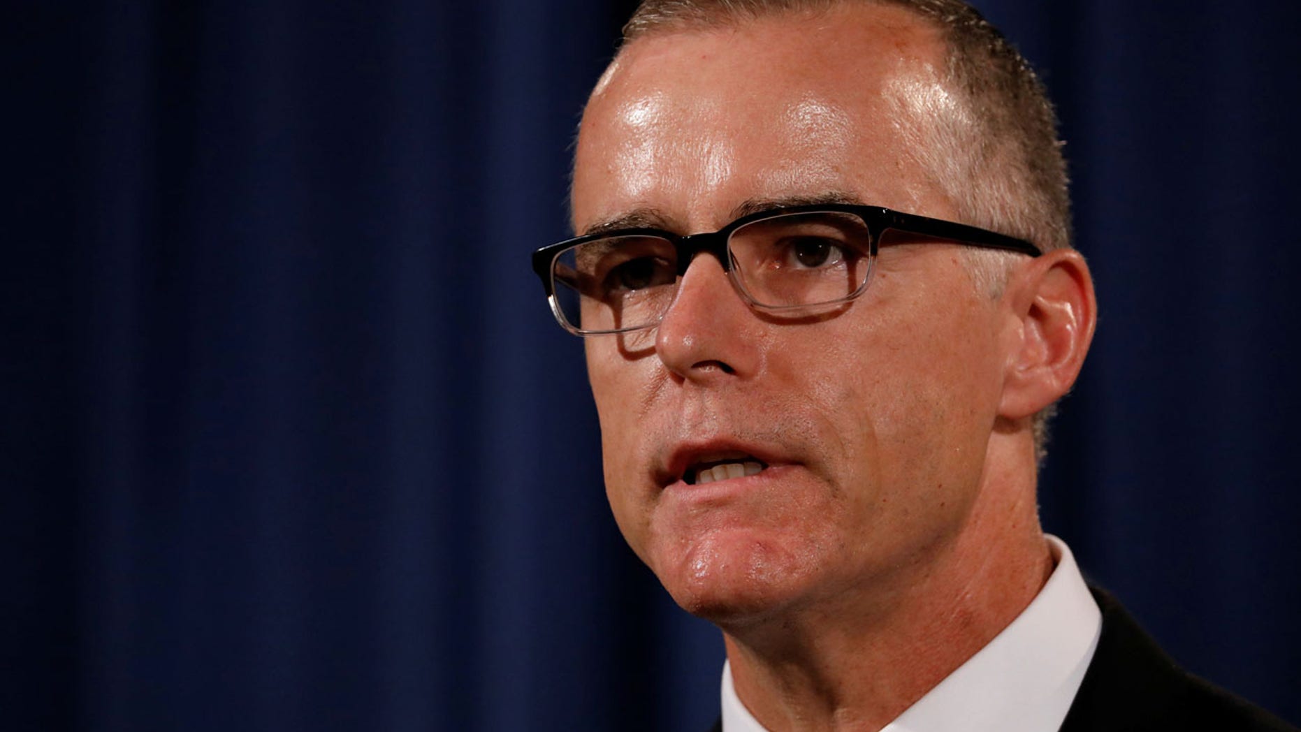 Acting FBI Director Andrew McCabe was scheduled to testify for the House Intelligence Committee Tuesday.