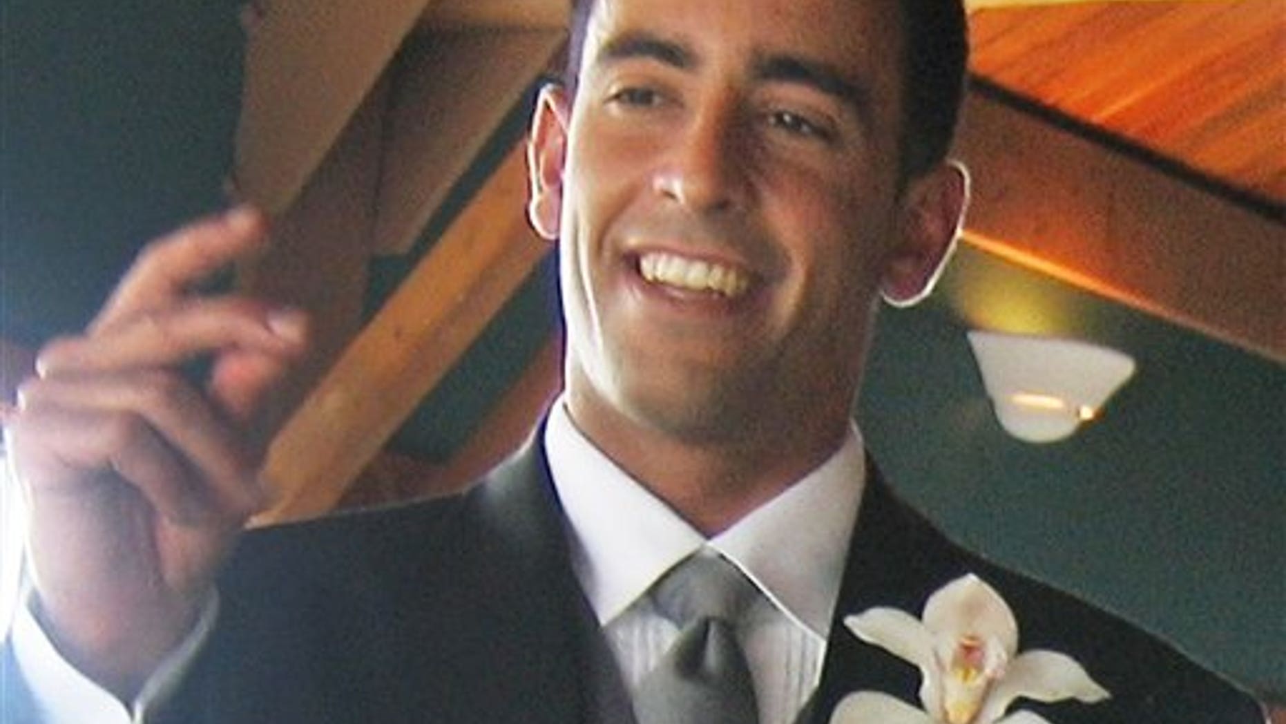 This May 2008 photo provided by family friend Maurice Mitchell shows Daniel Bobis on his wedding day in Point Lookout, N.Y.
