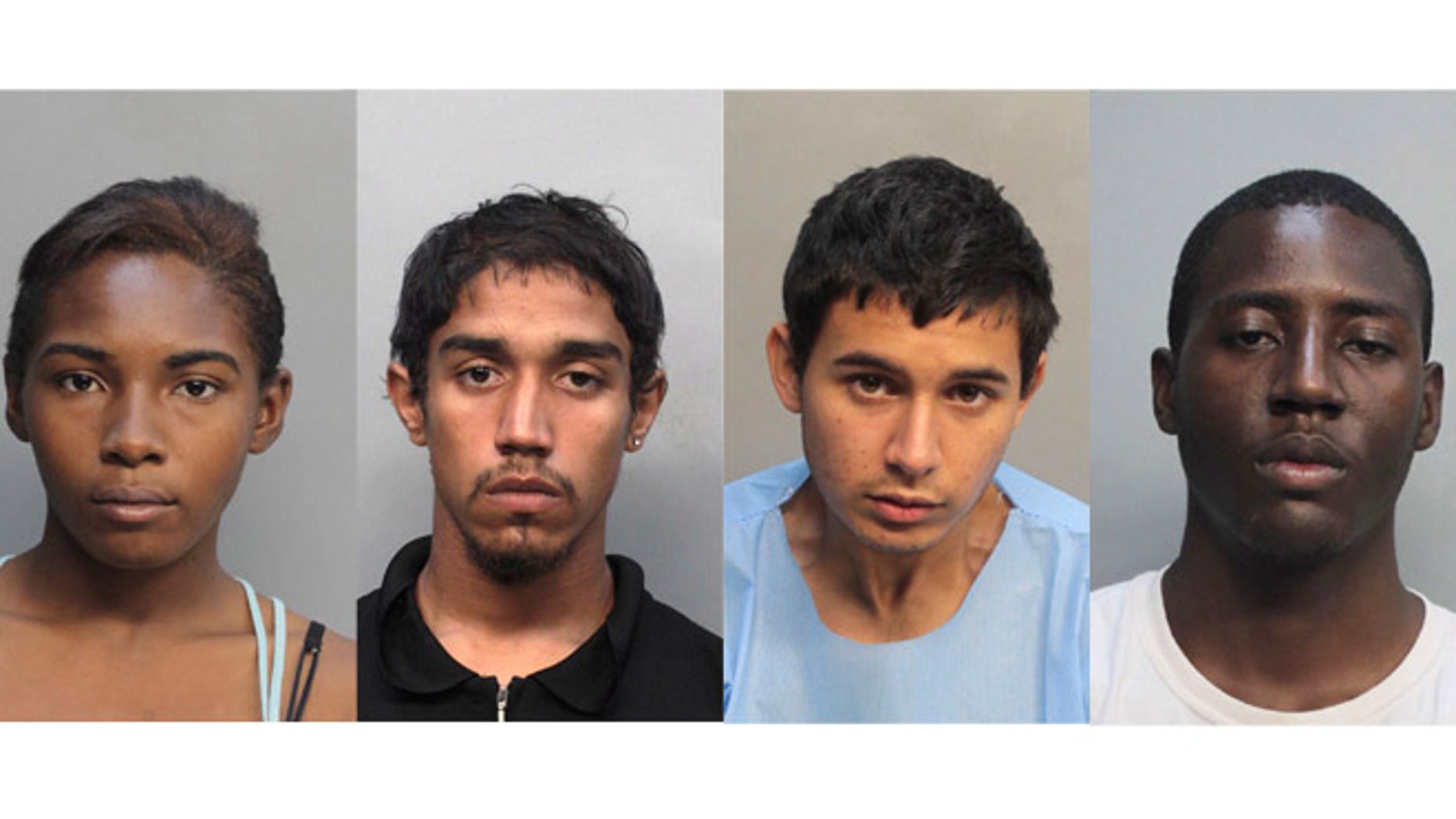 Desiray Strickland, Kaheem Arbelo, Christian Colon and Jonathan Lucas. (Photos: Associated Press)