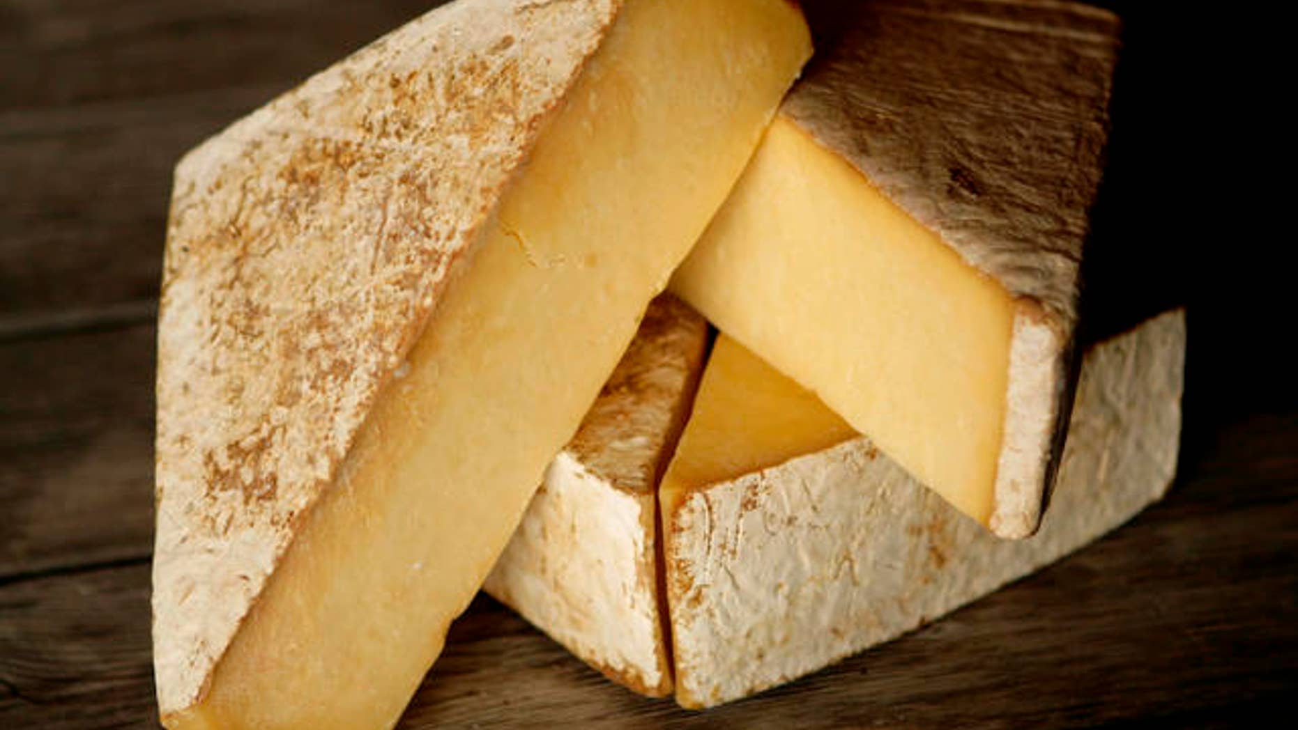 **FOR USE WITH AP LIFESTYLES** A 5 Spoke Creamery cheese called "Tumbleweed" is seen at the future site of their retail store in Port Chester, New York, Wednesday, Feb. 27, 2008. (AP Photo/Seth Wenig)