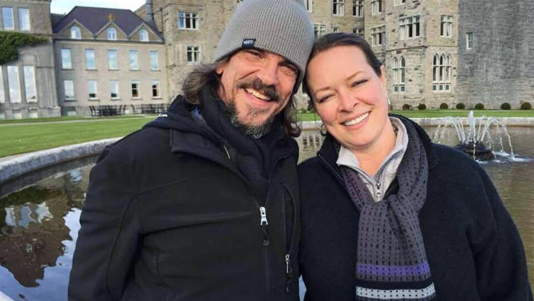 This undated photo provided by Clint Payne shows his sister, Melissa, and her husband, Kurt Cochran. A statement from the Mormon church issued Thursday, March 23, 2017, on behalf of relatives said Kurt Cochran was among those killed in the London attack Wednesday and Melissa was seriously injured. (Courtesy of Clint Payne via AP)