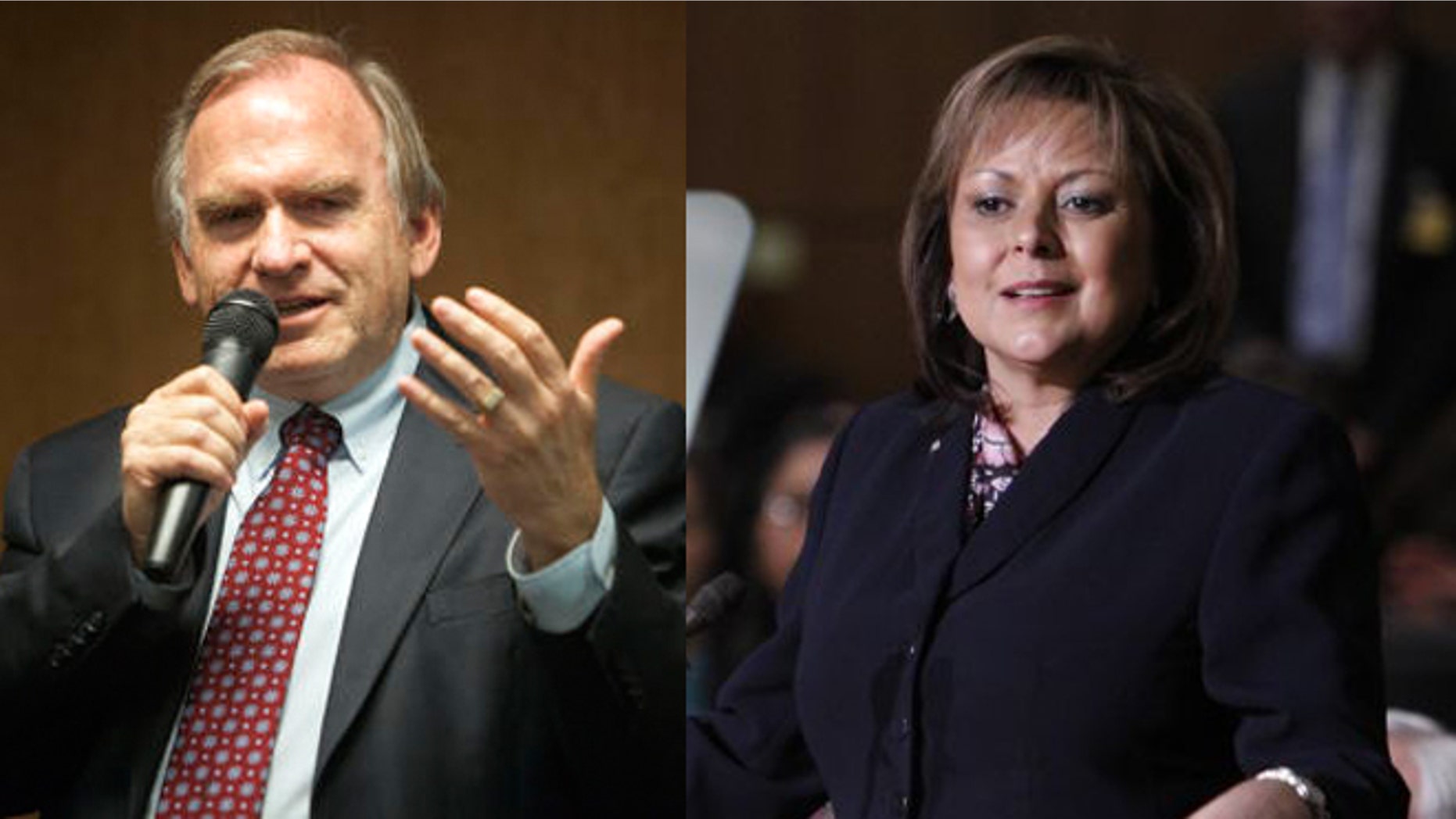 Left: Gary King; Right: Gov. Susana Martinez (Photos: AP)