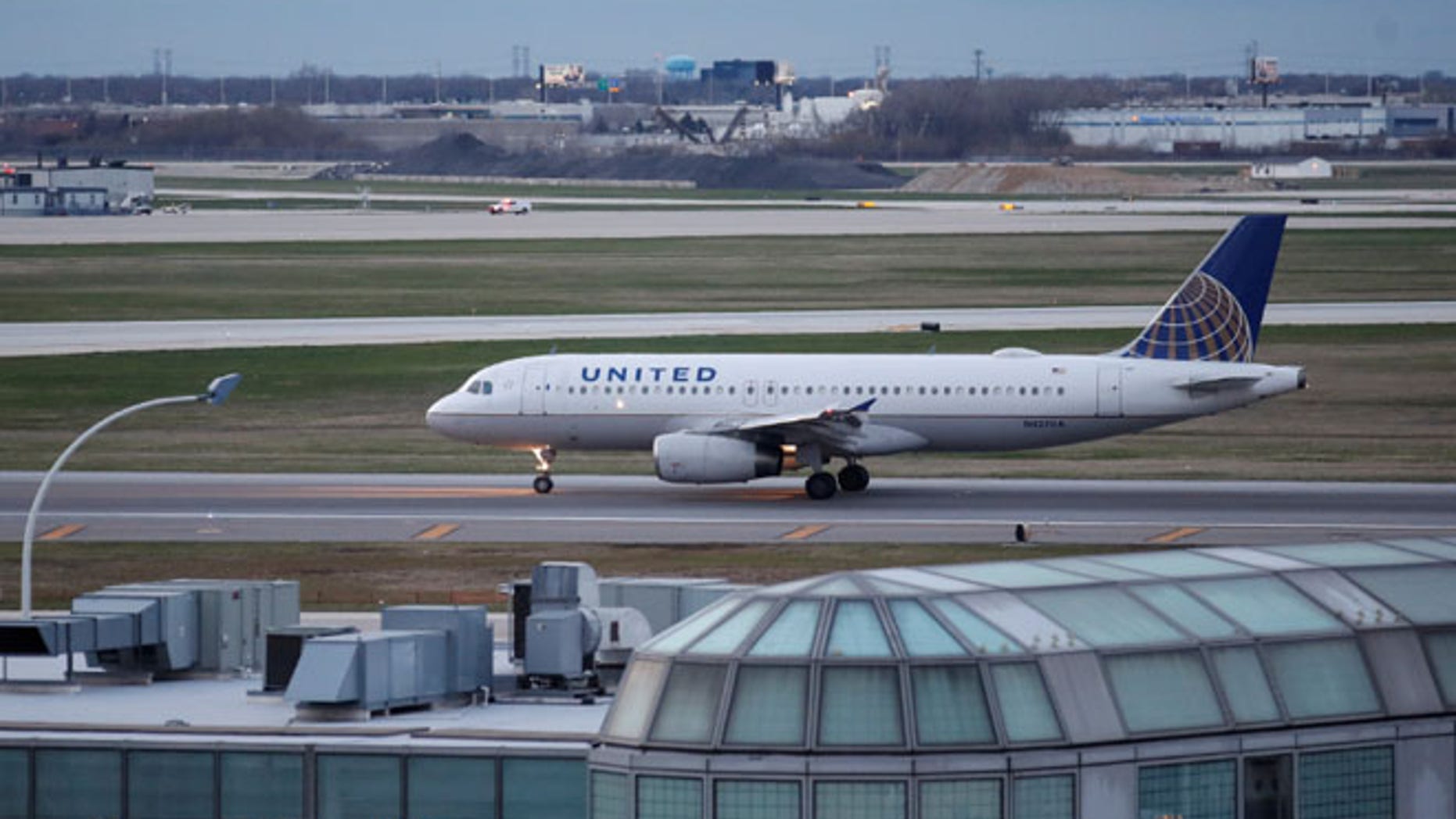 FILE: A United Airline Airbus A320 aircraft lands at O'Hare International Airport in Chicago.
