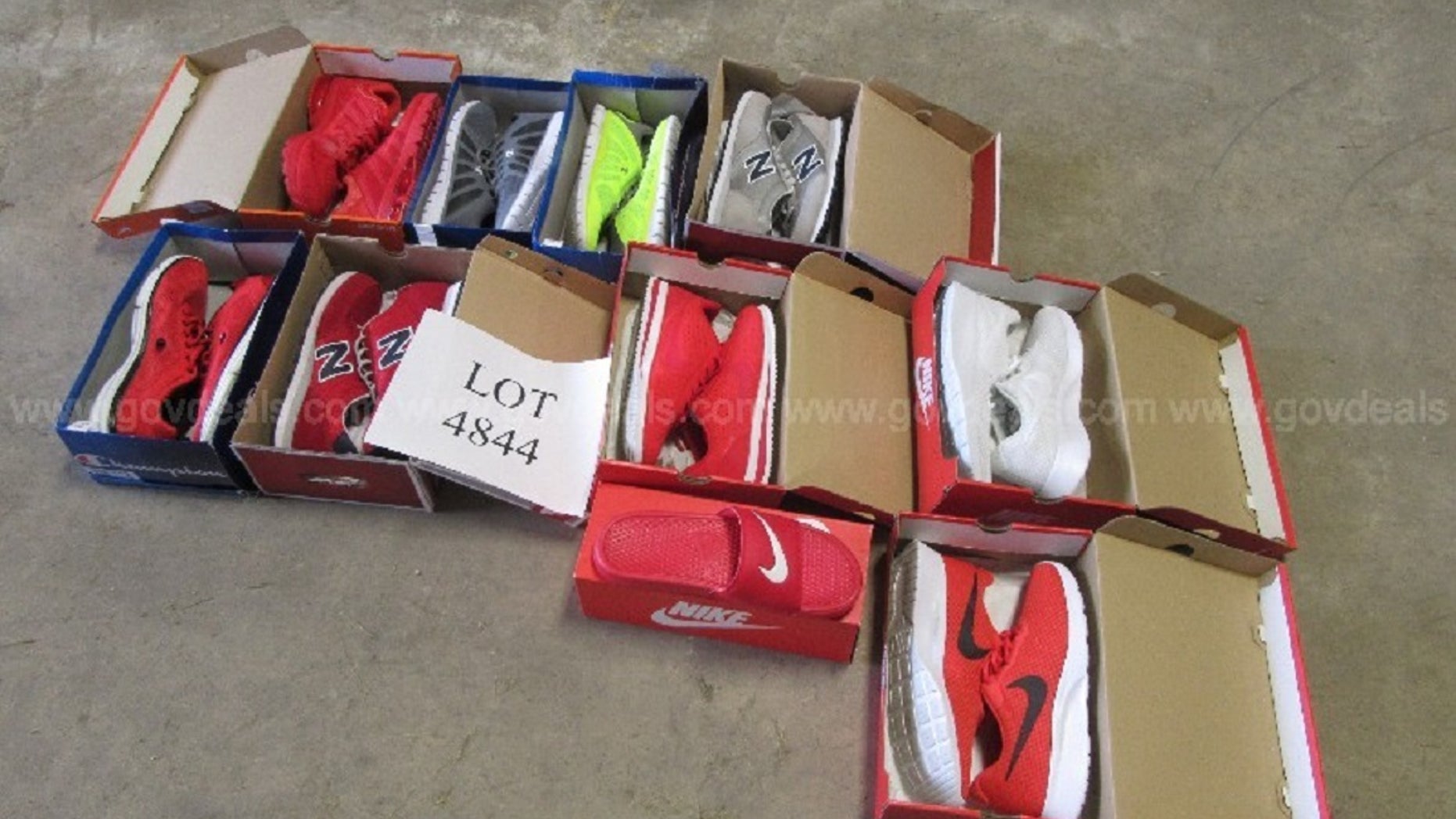 A convicted drug dealer’s sneakers are being auctioned off by a central Ohio county.
