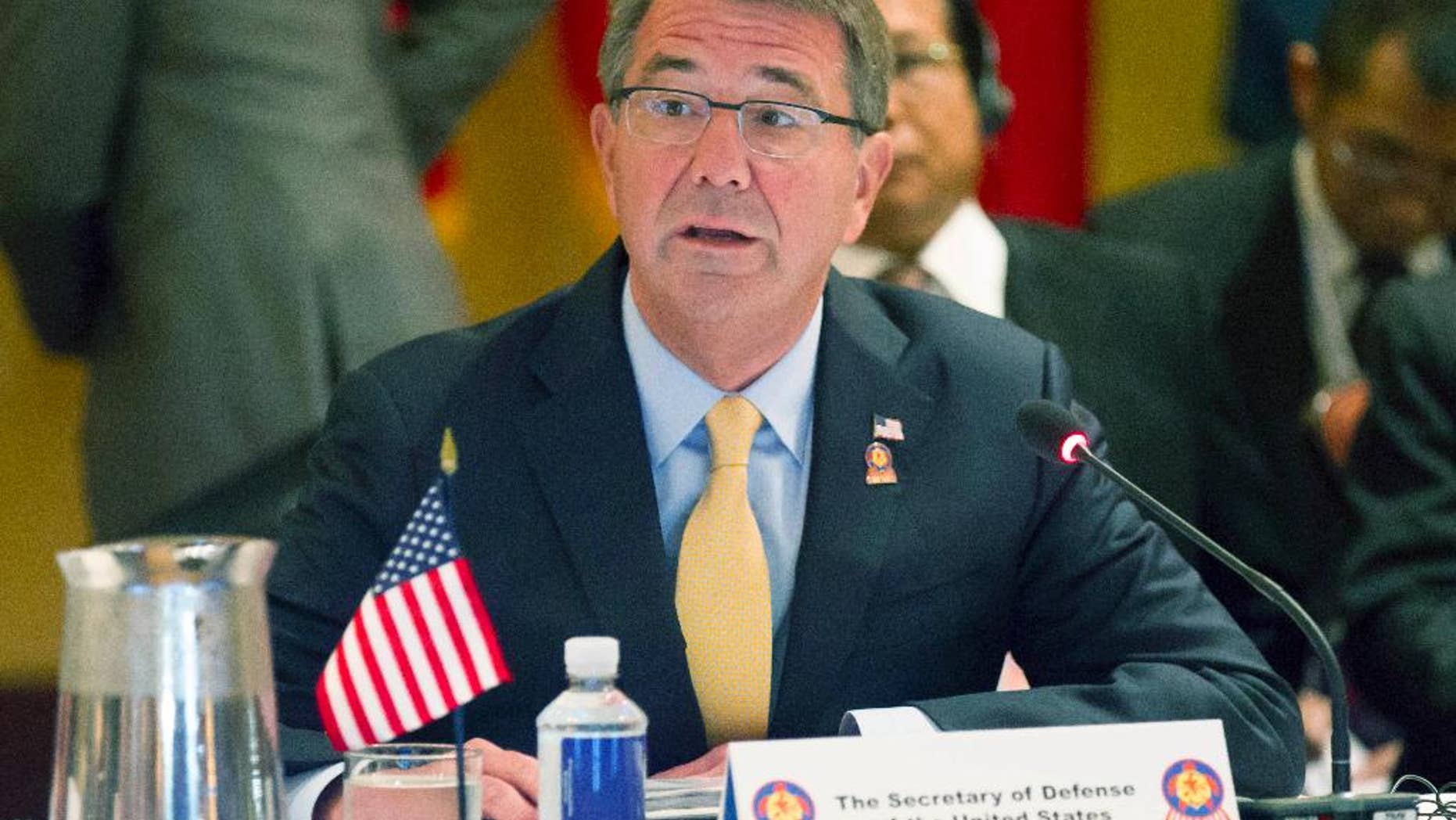 Sept. 30, 2016: U.S. Secretary of Defense Ash Carter gives his opening remarks for the Association of Southeast Asian Nations (ASEAN) defense ministers meeting in Ko Olina, Hawaii.