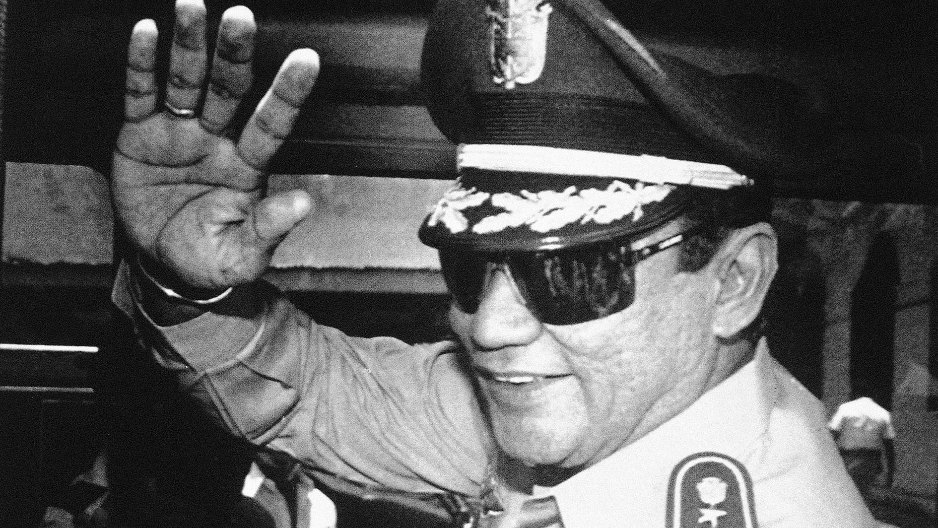 FILE - Gen. Manuel Antonio Noriega (AP Photo/Matias Recart, File)