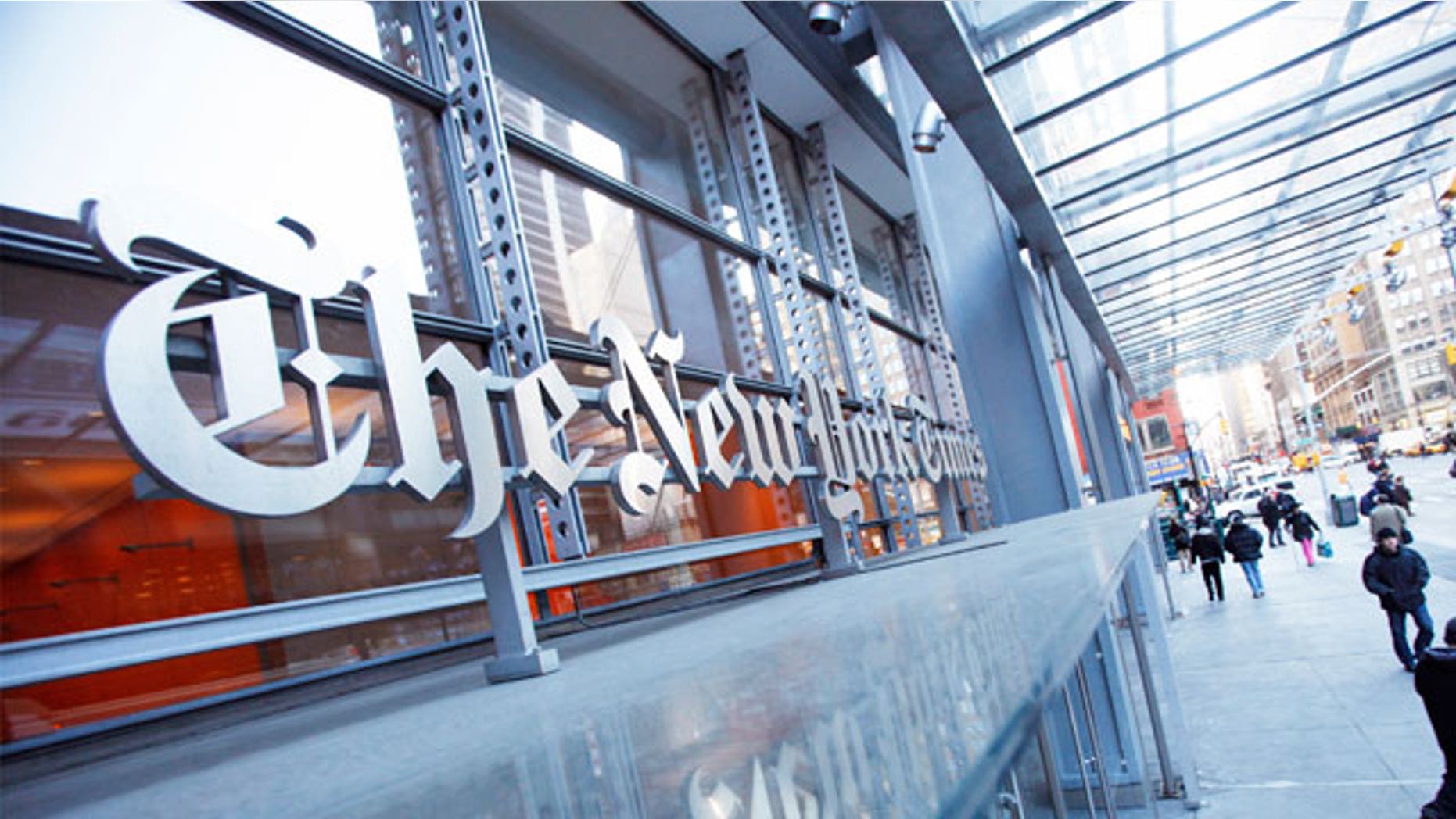 The New York Times headquarters.