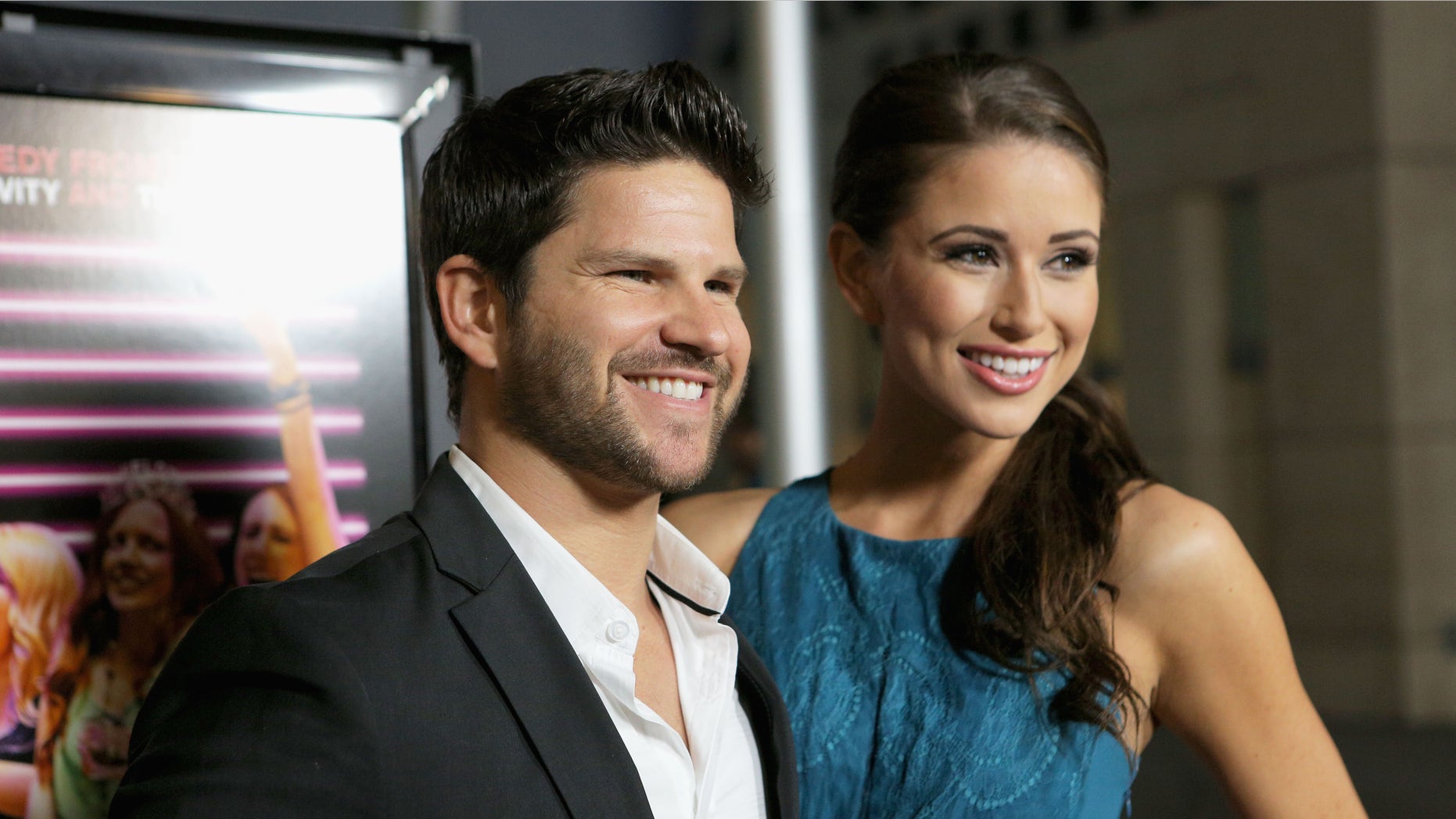 HOLLYWOOD, CA - JANUARY 29: Actor Daniel Booko (L) and Nia Sanchez arrive at the premiere of Magnet's "Best Night Ever" at ArcLight Cinemas on January 29, 2014 in Hollywood, California. (Photo by Mike Windle/Getty Images)