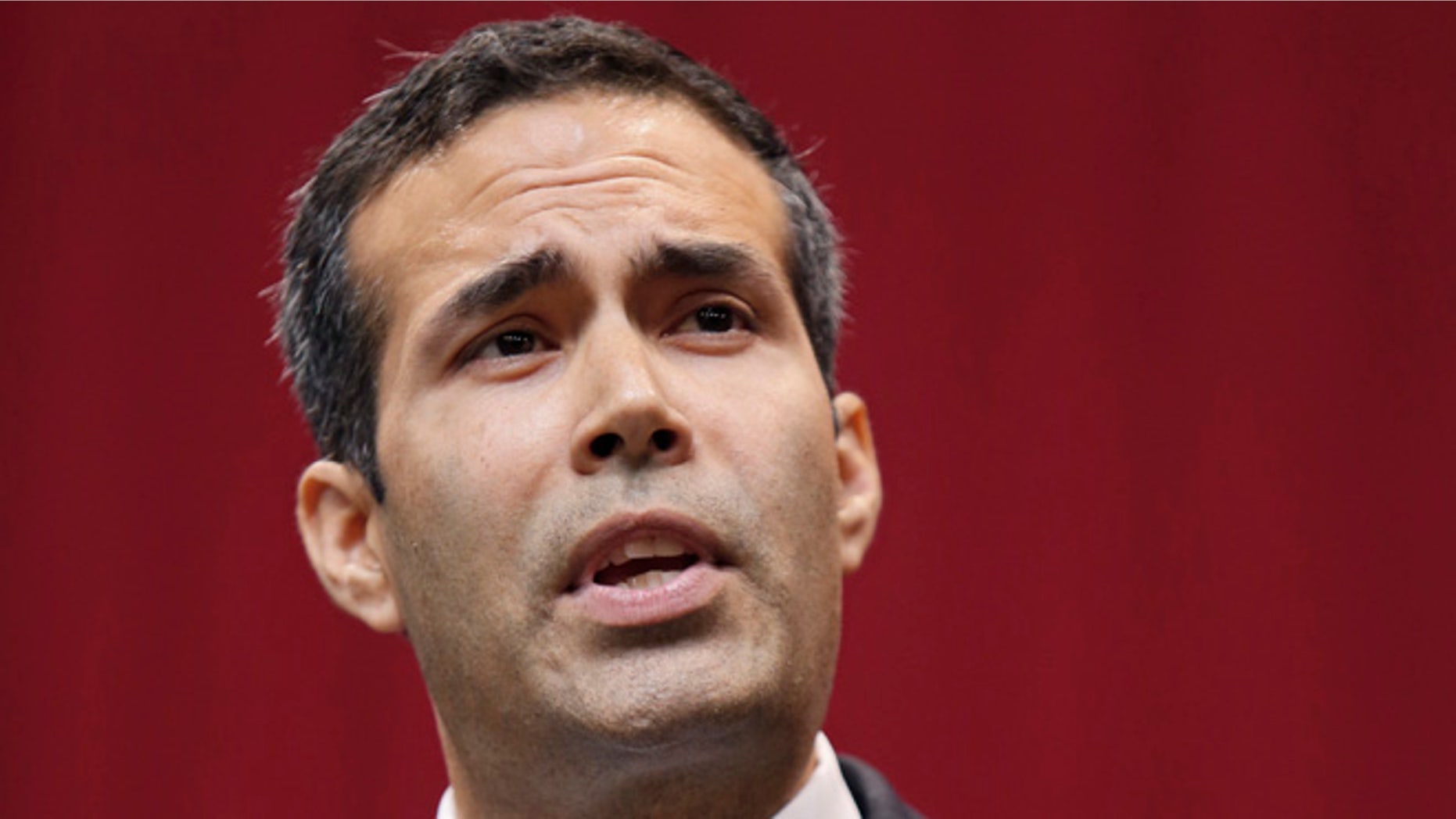 AUSTIN, TX - NOVEMBER 4: Texas Land Commissioner-elect George P. Bush speaks during the victory party for Texas Attorney General and Republican gubernatorial candidate Greg Abbott after an apparent victory over Democratic Sen. Wendy Davis on November 4, 2014 in Austin, Texas. Republicans won the majority of the US Senate for the first time in 8 years after Americans went to the polls and voted in the mid-term elections. (Photo by Erich Schlegel/Getty Images)