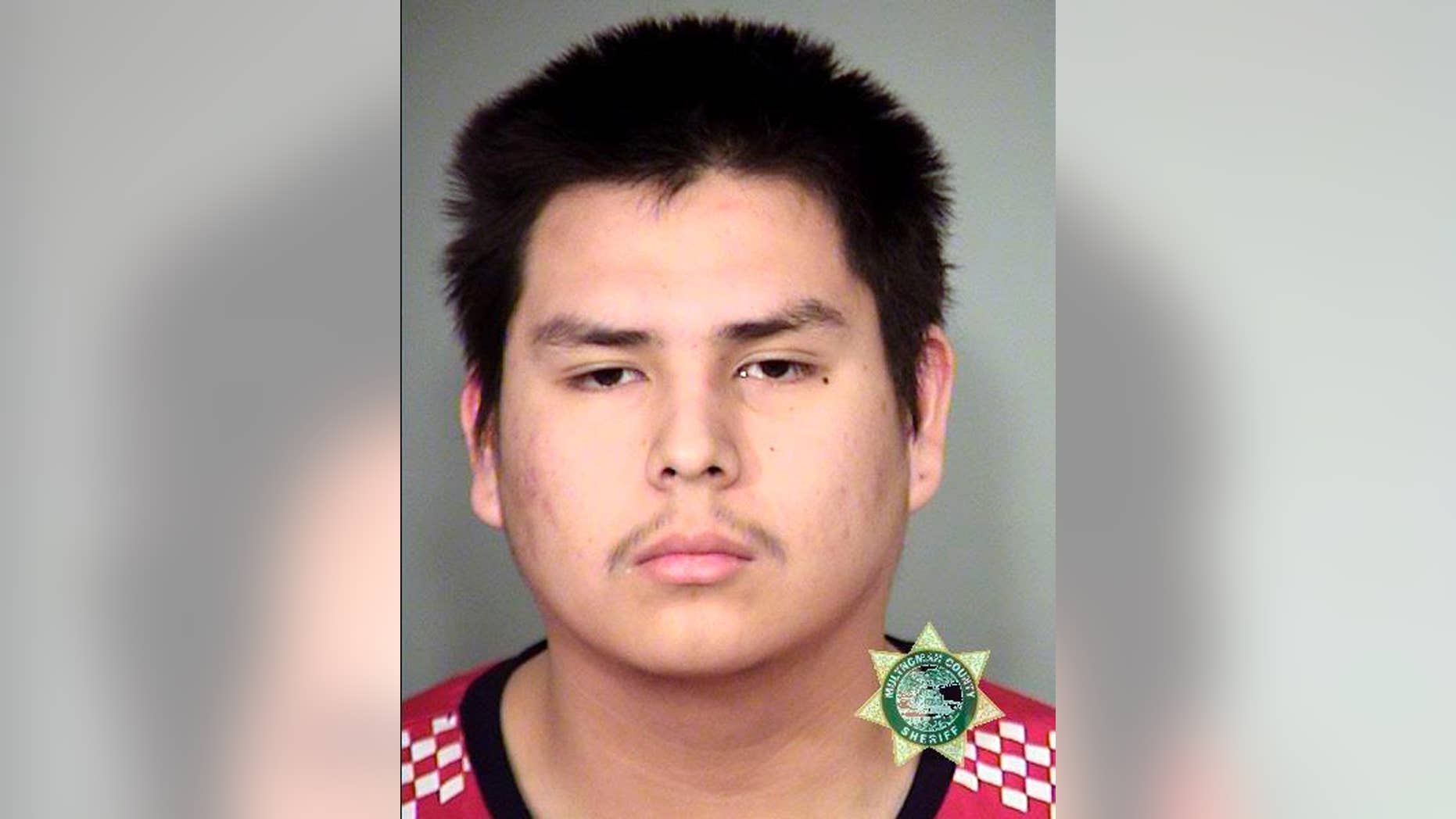 FILE - This undated file photo provided by the Multnomah County Sheriff's office shows Kole Jones. Authorities say one of two teenagers arrested after a fatal shooting in a Portland, Ore., park told a homicide detective they had wanted to steal the victim's belt. Police arrested Jones last week on charges of murder and robbery in connection with the shooting. (Multnomah County Sheriff's Office via AP, file)