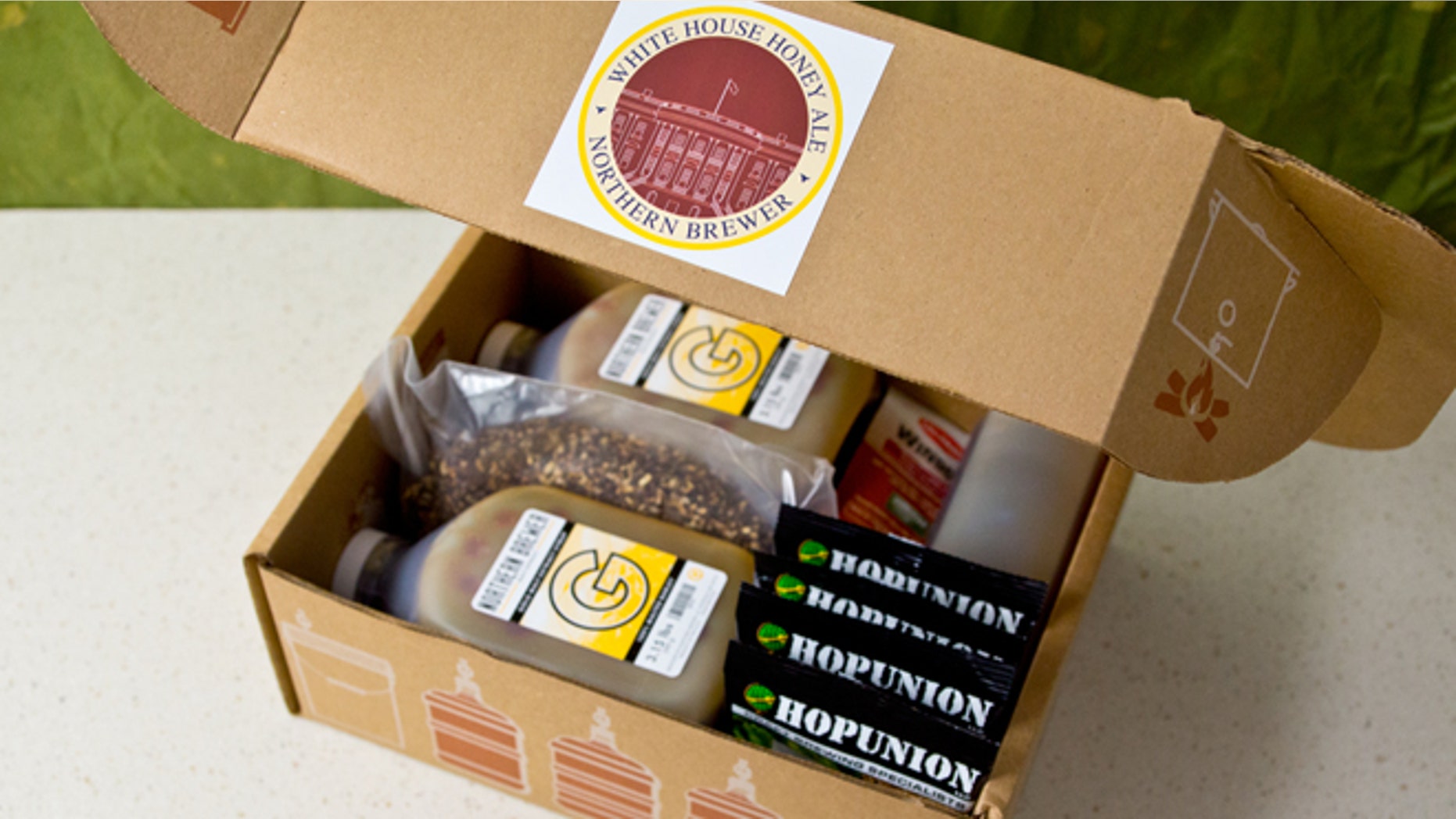 One of the White House homebrew kits sold by Northern Homebrew Supply.
