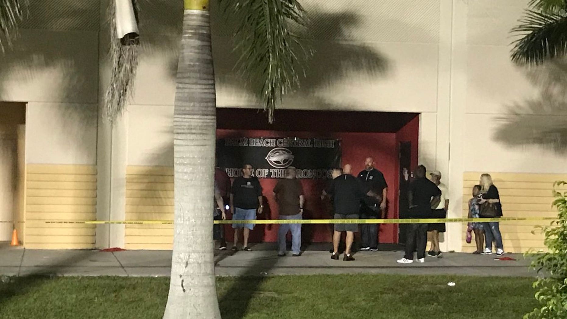 Gunshots erupted at a Florida high school Friday night during a football game, multiple reports said.