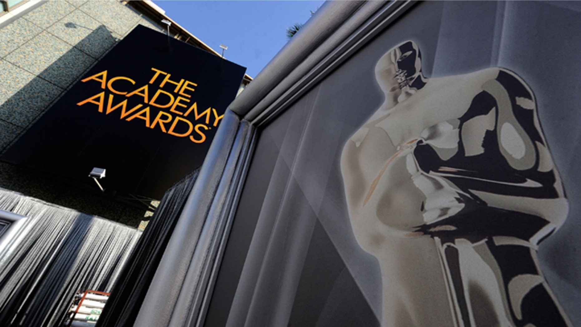 Feb. 24, 2012: Preparations continue for the 84th Annual Academy Awards at the Hollywood and Highland in Hollywood, Calif.