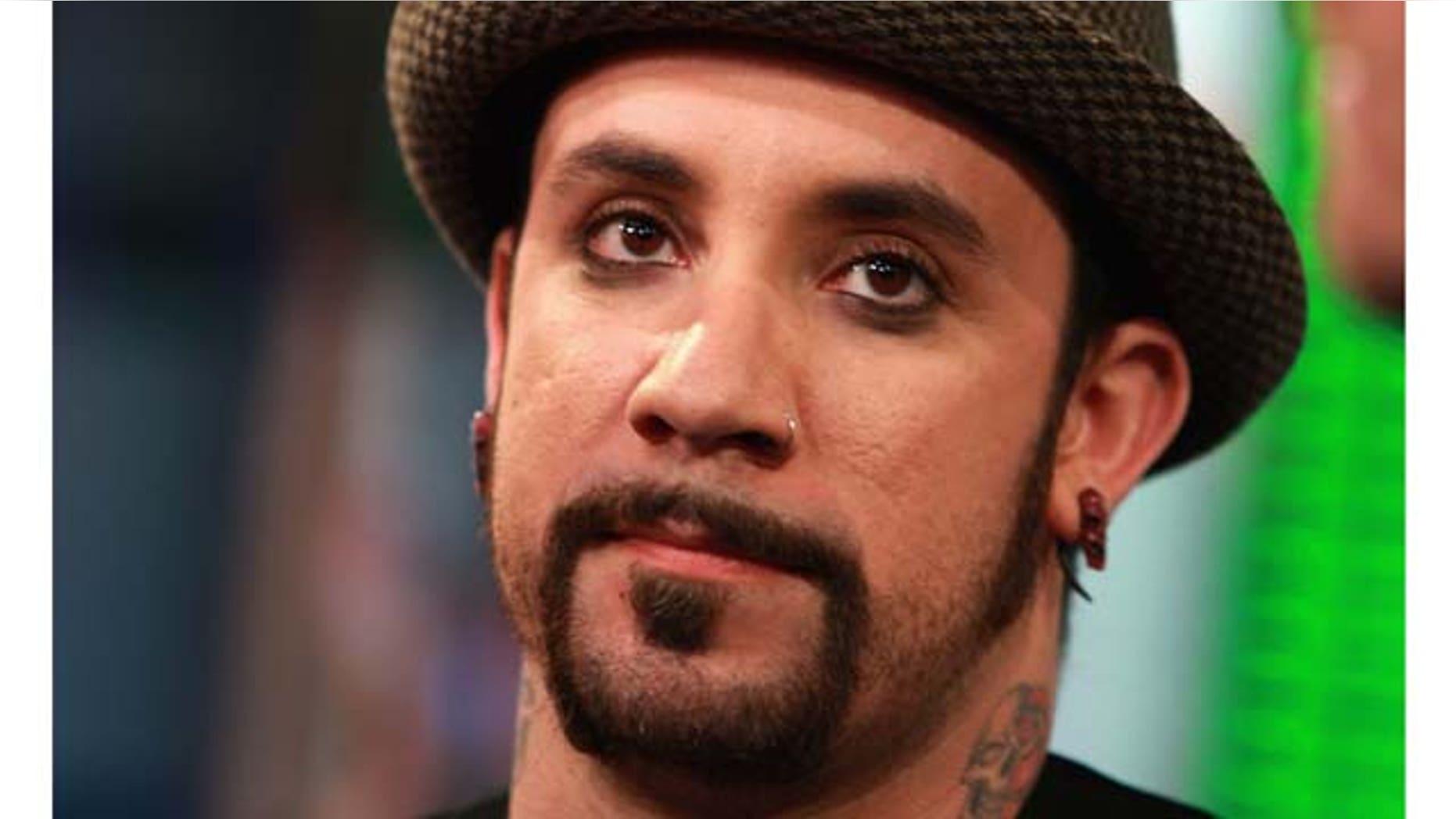 NEW YORK - OCTOBER 30: Musician A.J. McClean of Backstreet Boys visits MTV's TRL in Times Square on October 30, 2007, in New York City. (Photo by Stephen Lovekin/Getty Images)