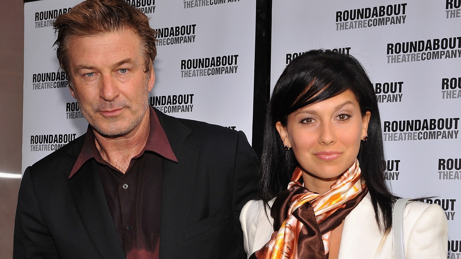 NEW YORK, NY - JUNE 14: Actor Alec Baldwin and Hilaria Thomas (R) attend "Harvey" Broadway Opening Night Performance at Roundabout Theatre Company's Studio 54 on June 14, 2012 in New York City. (Photo by Fernando Leon/Getty Images)