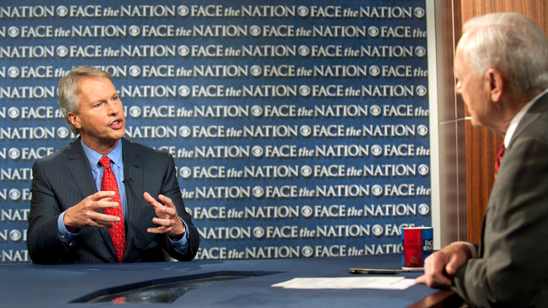 May 19, 2013: Gary Pruitt, the President and CEO of the Associated Press, discusses the leak investigation that led to his reporters' phone records being subpoenaed by the Justice Department on CBS's "Face the Nation" in Washington. Pruitt says DoJ's seizure of AP journalists' phone records was "unconstitutional", and that the secret subpoena of reporters' phone records has made sources less willing to talk to AP journalists.