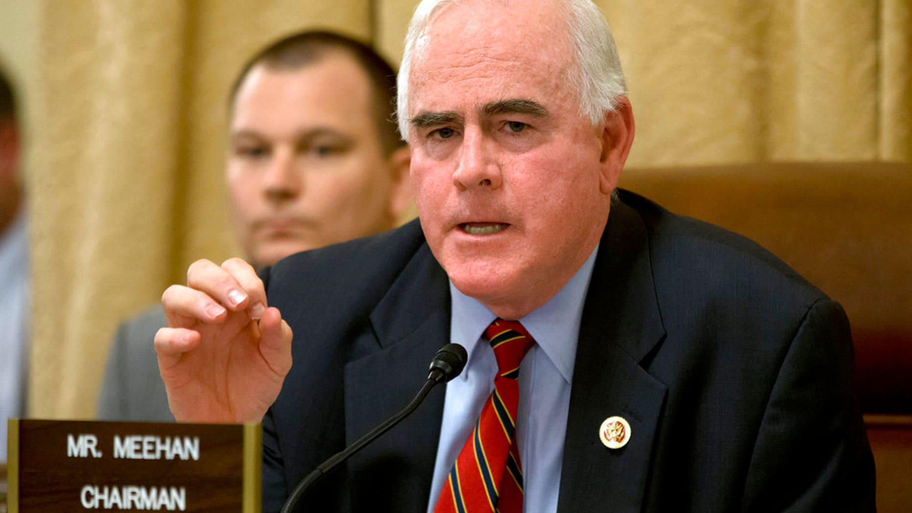 Rep. Pat Meehan, R- Pa., acknowledged Tuesday that he told an aide of his she was “a soul mate,” but denied that his actions were considered harassment.
