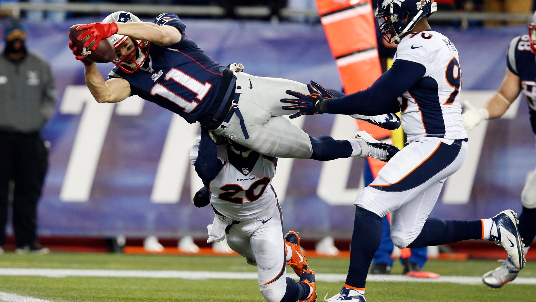 Julian Edelman has played in three Super Bowls as a member of the New England Patriots.