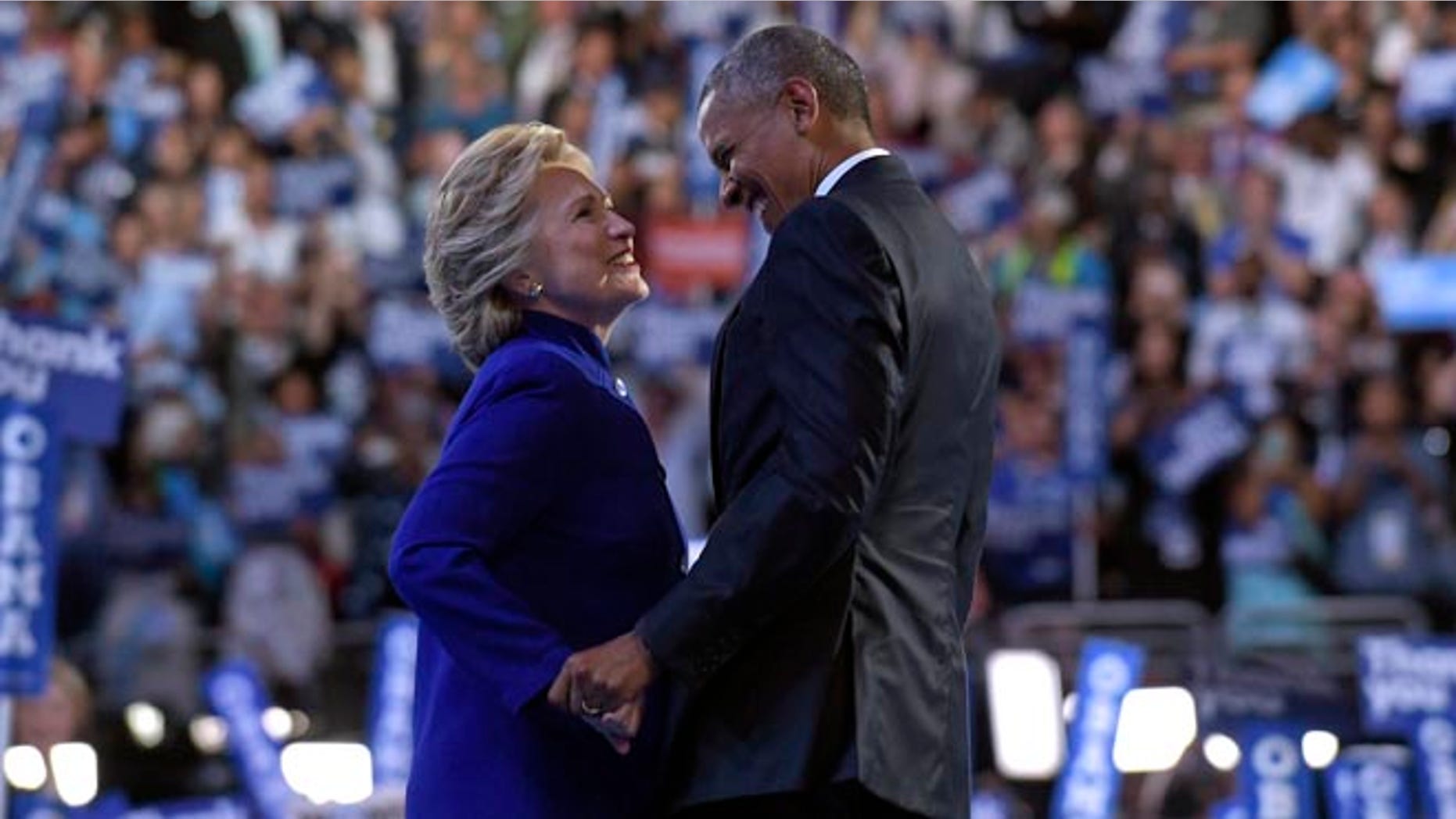 President Obama at the Democratic National Convention in Philadelphia, July 27, 2016.