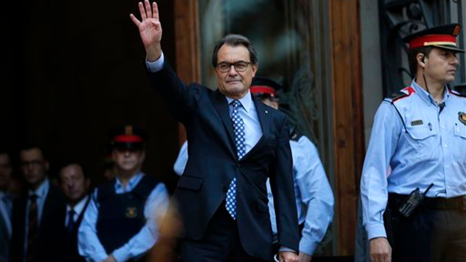 Catalan regional acting president Artur Mas. (AP Photo/Manu Fernandez)