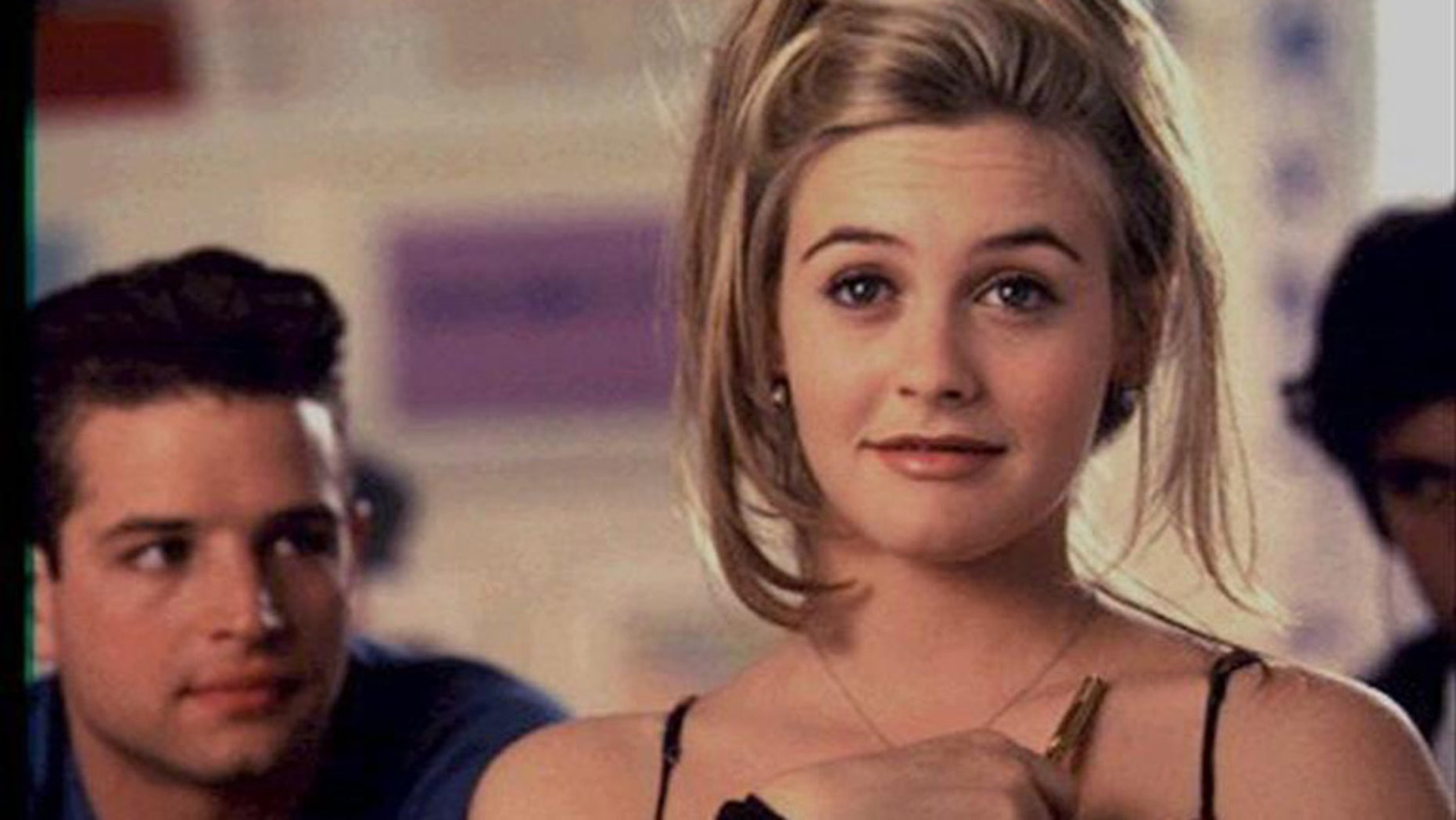 Alicia Silverstone as Cher in scene from movie "Clueless."