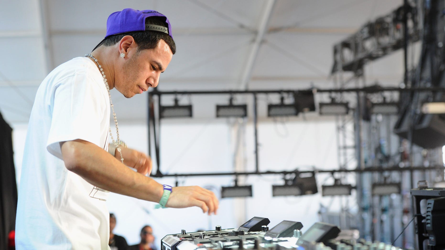 April 15, 2012: DJ Abraham Orellana aka AraabMuzik performs during Day 3 of the 2012 Coachella Valley Music and Arts Festival held at the Empire Polo Club in Indio, California.
