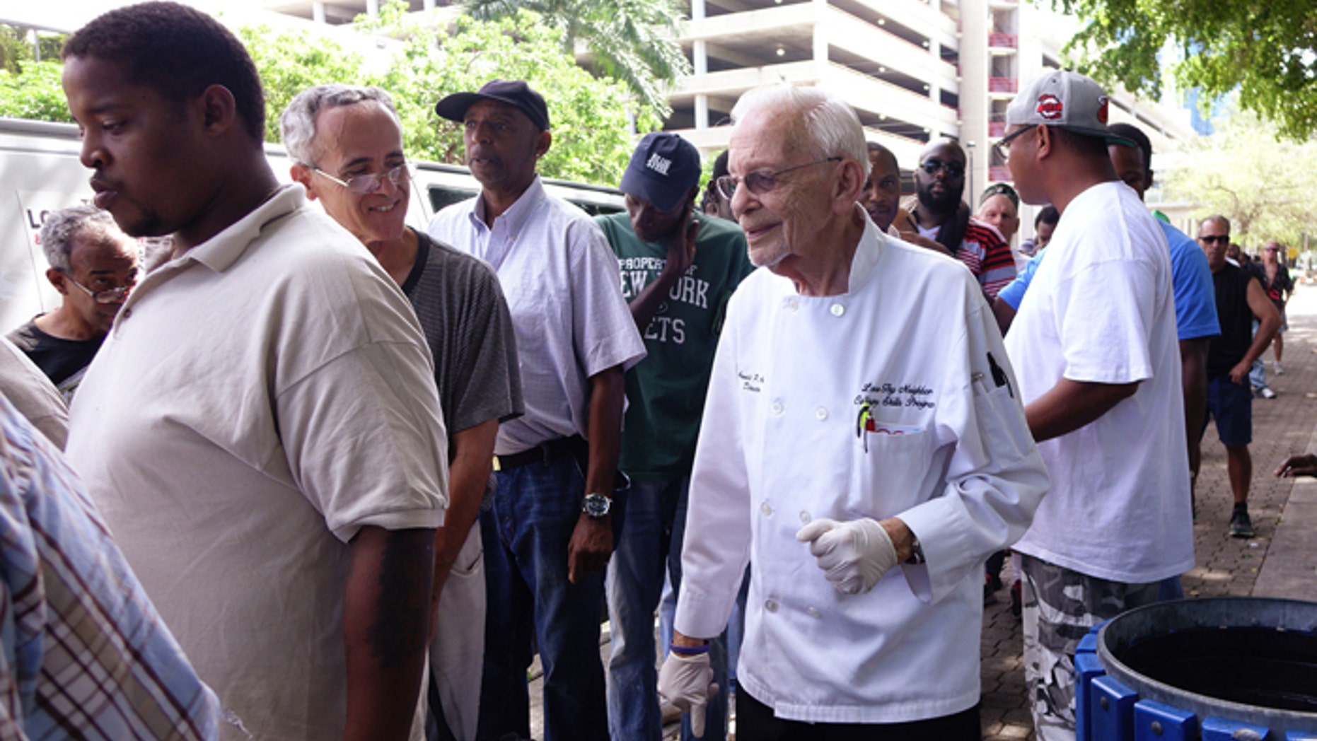 Arnold Abbott plans to defy Fort Lauderdale's ordinance against feeding the homeless again on Wednesday. (Courtesy: Sun-Sentinel)